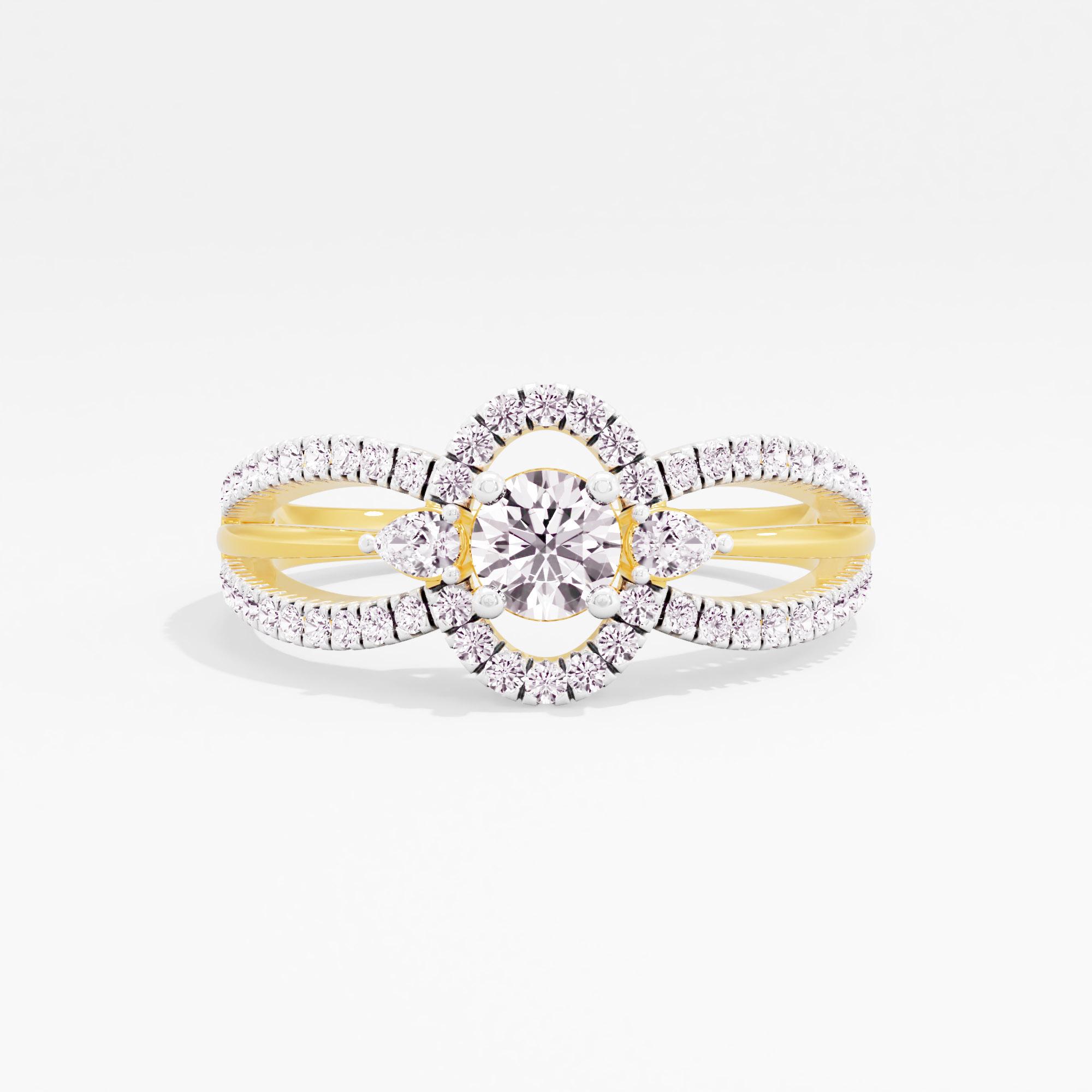 Ovalista Three Stone Ring