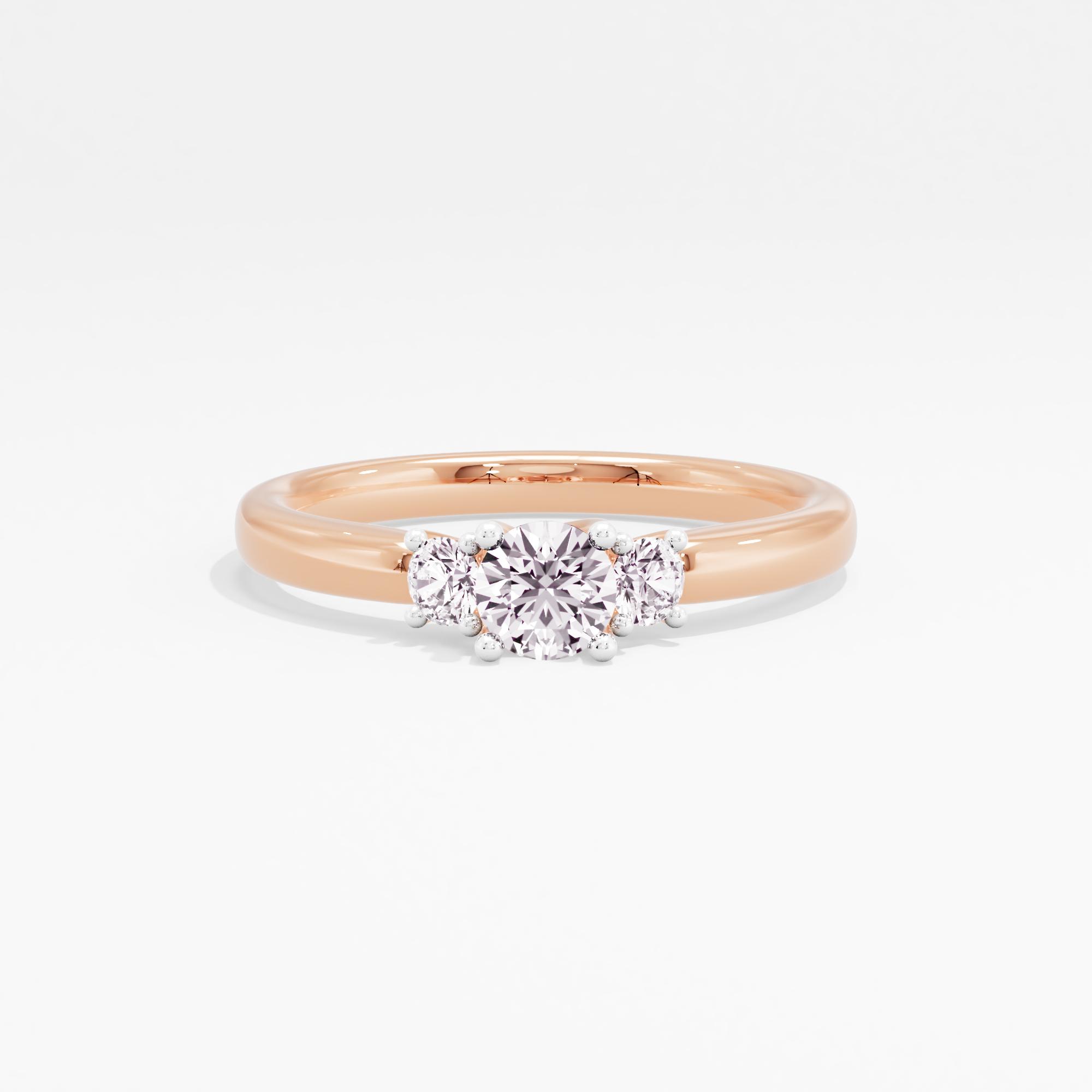 Lyra Charm 3 Stone Ring