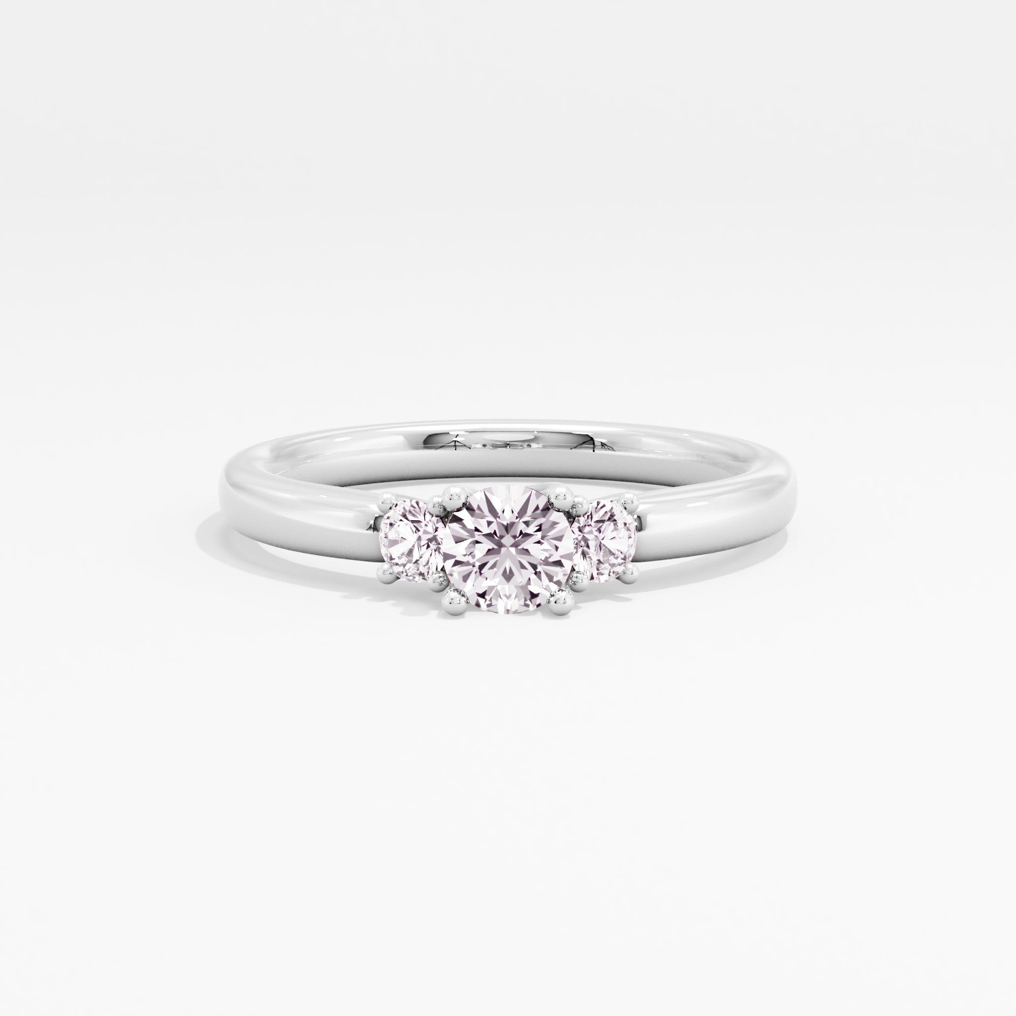 Lyra Charm 3 Stone Ring