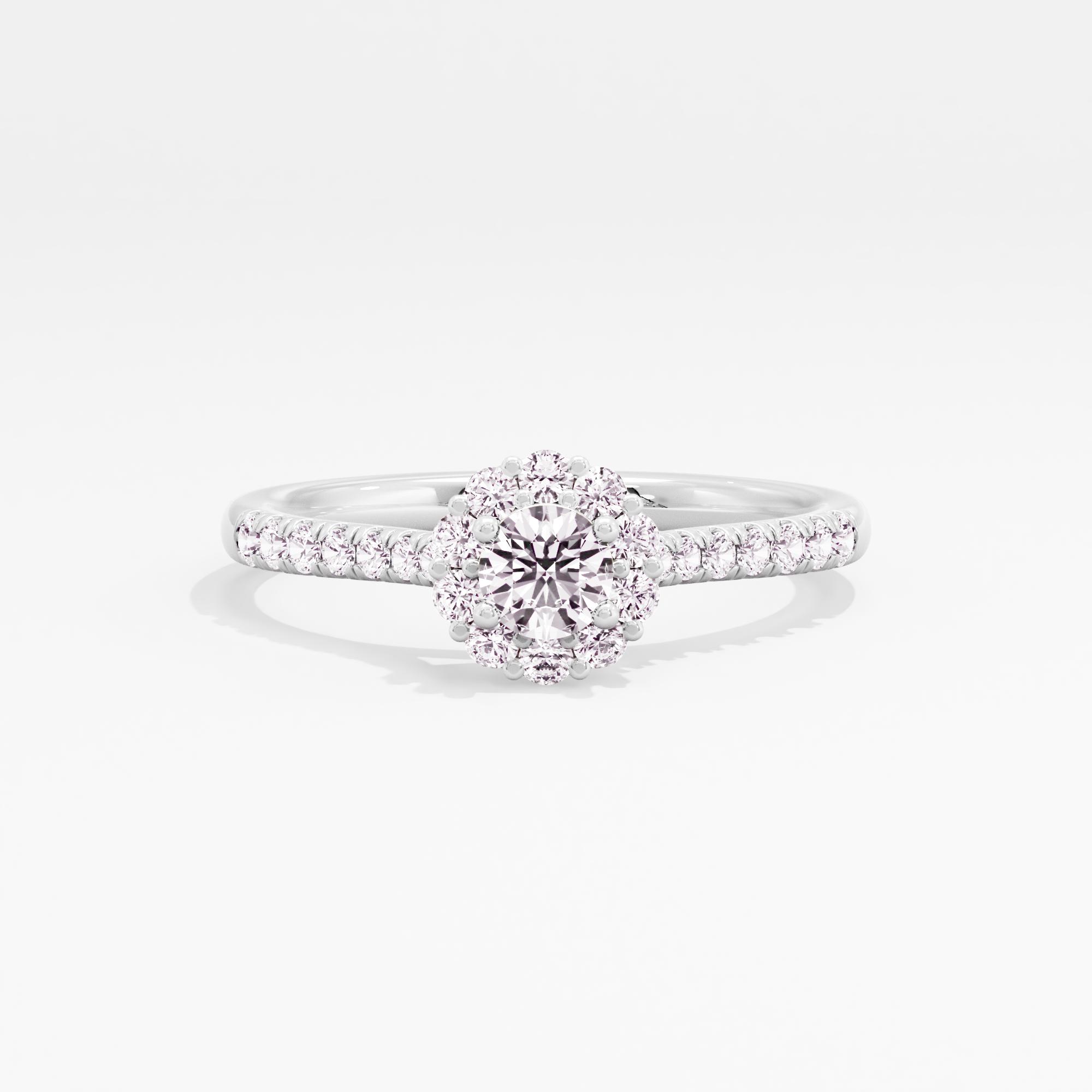 Opal Dream Halo Ring