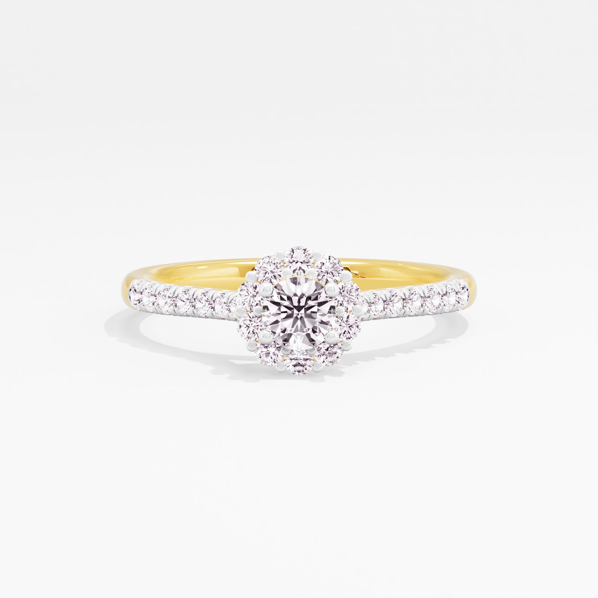 Opal Dream Halo Ring