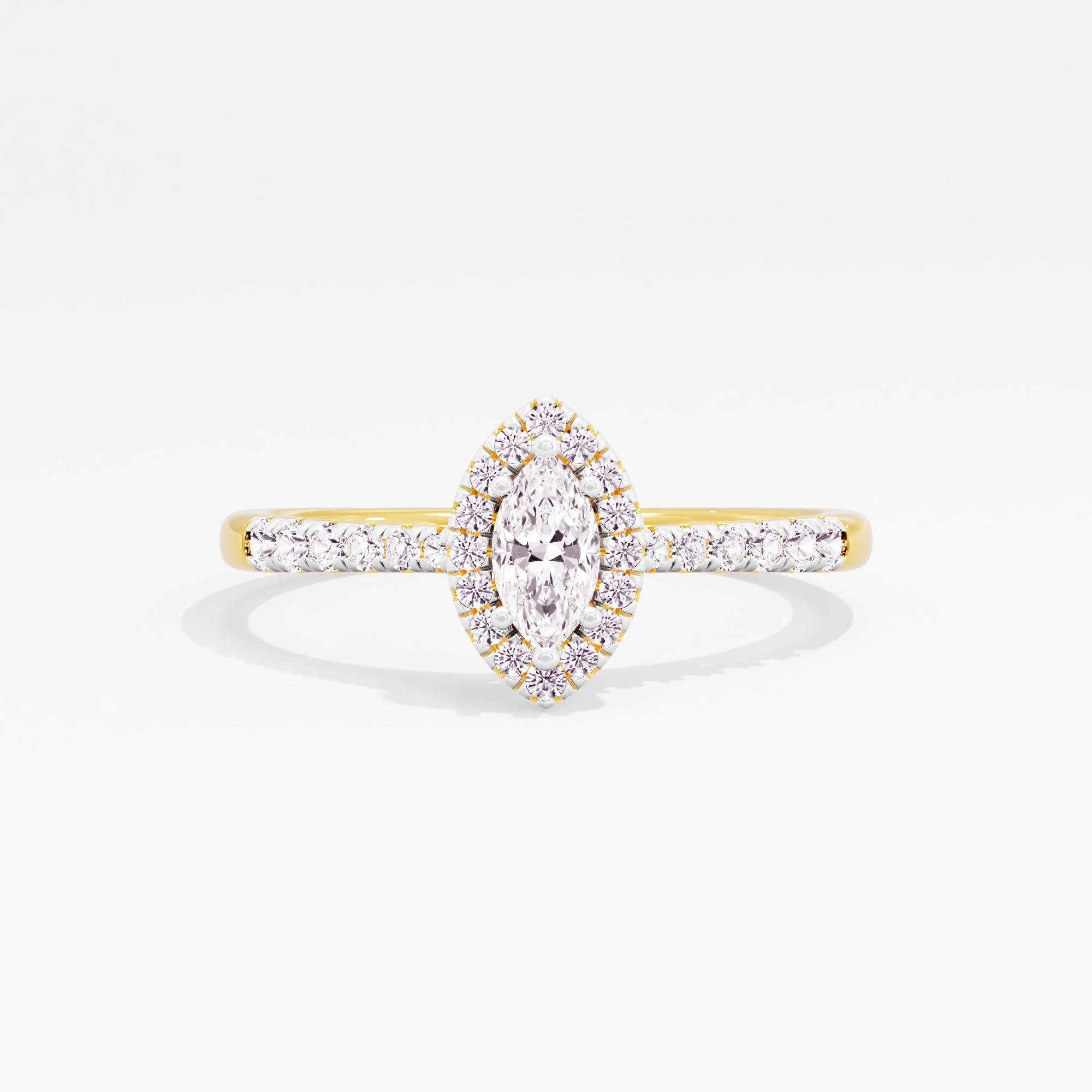 Velvet Glow Halo Ring