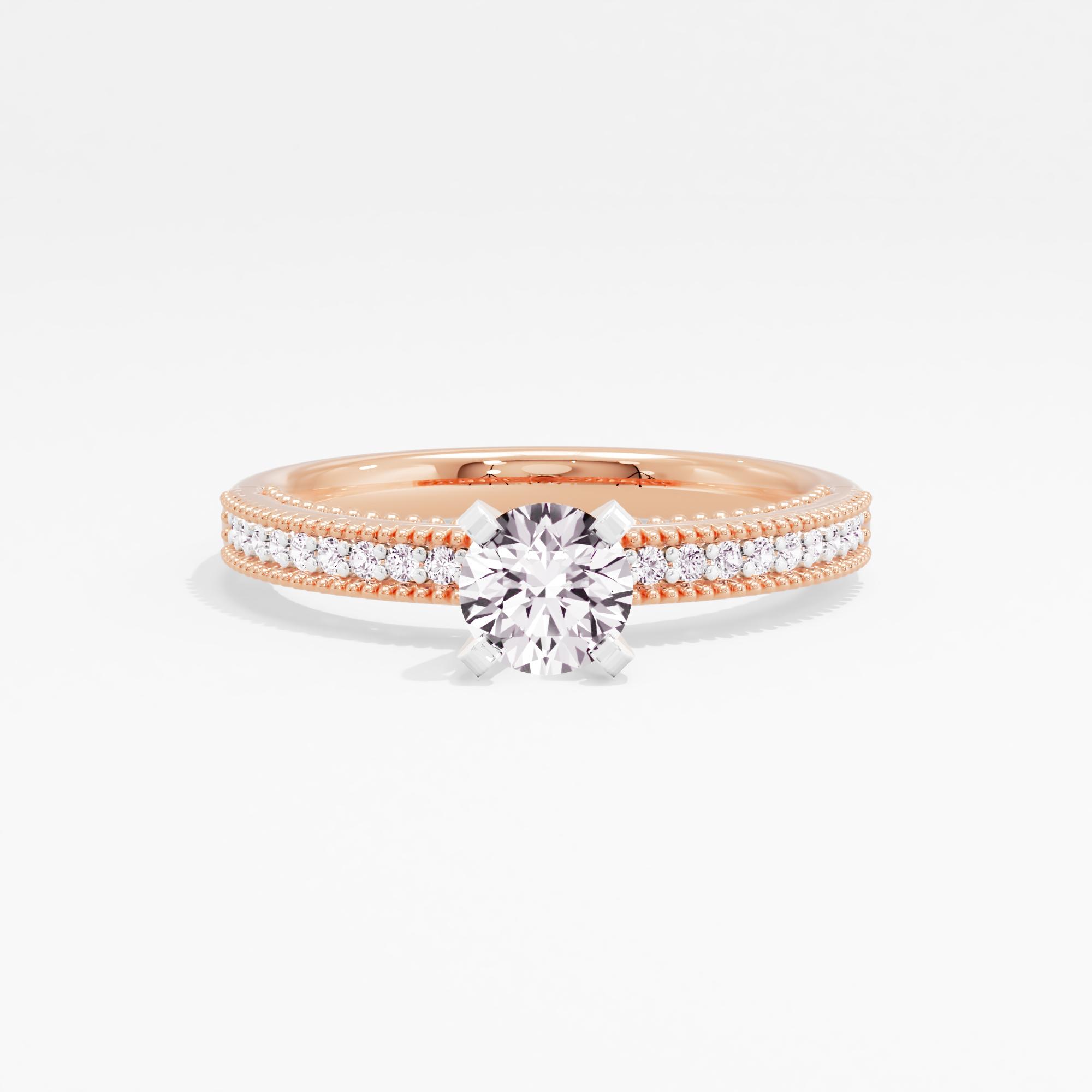 Caden Luster Solitaire Ring