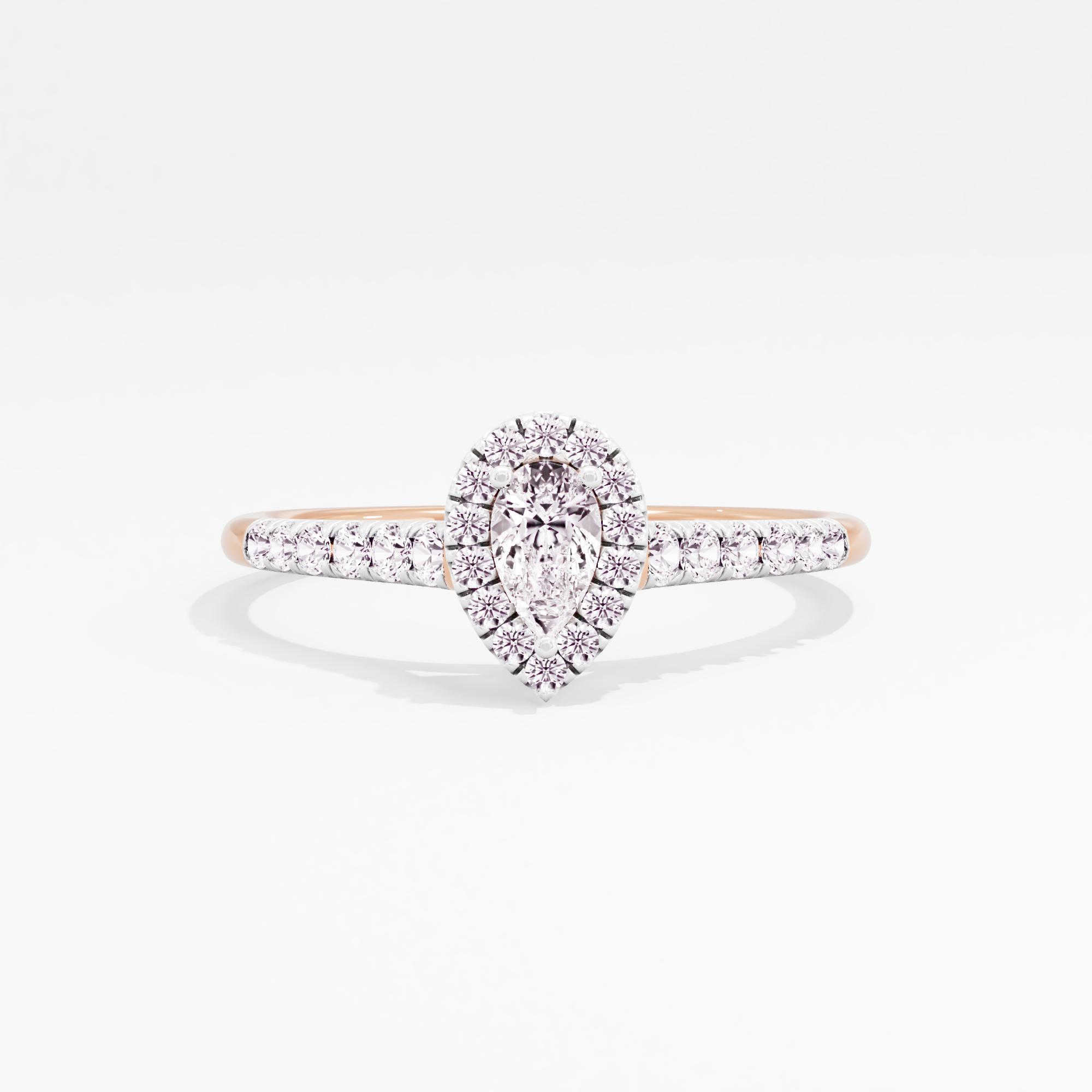 Timeless Embrace Halo Ring
