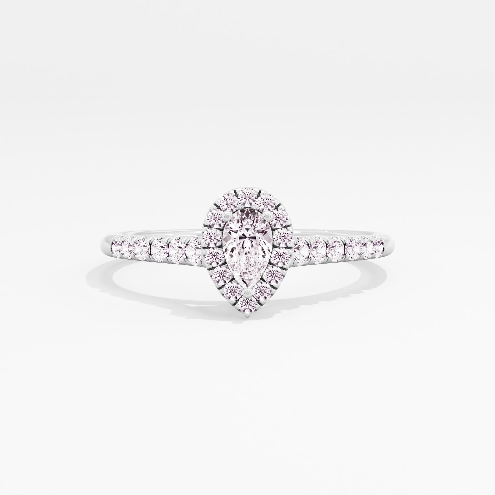 Timeless Embrace Halo Ring