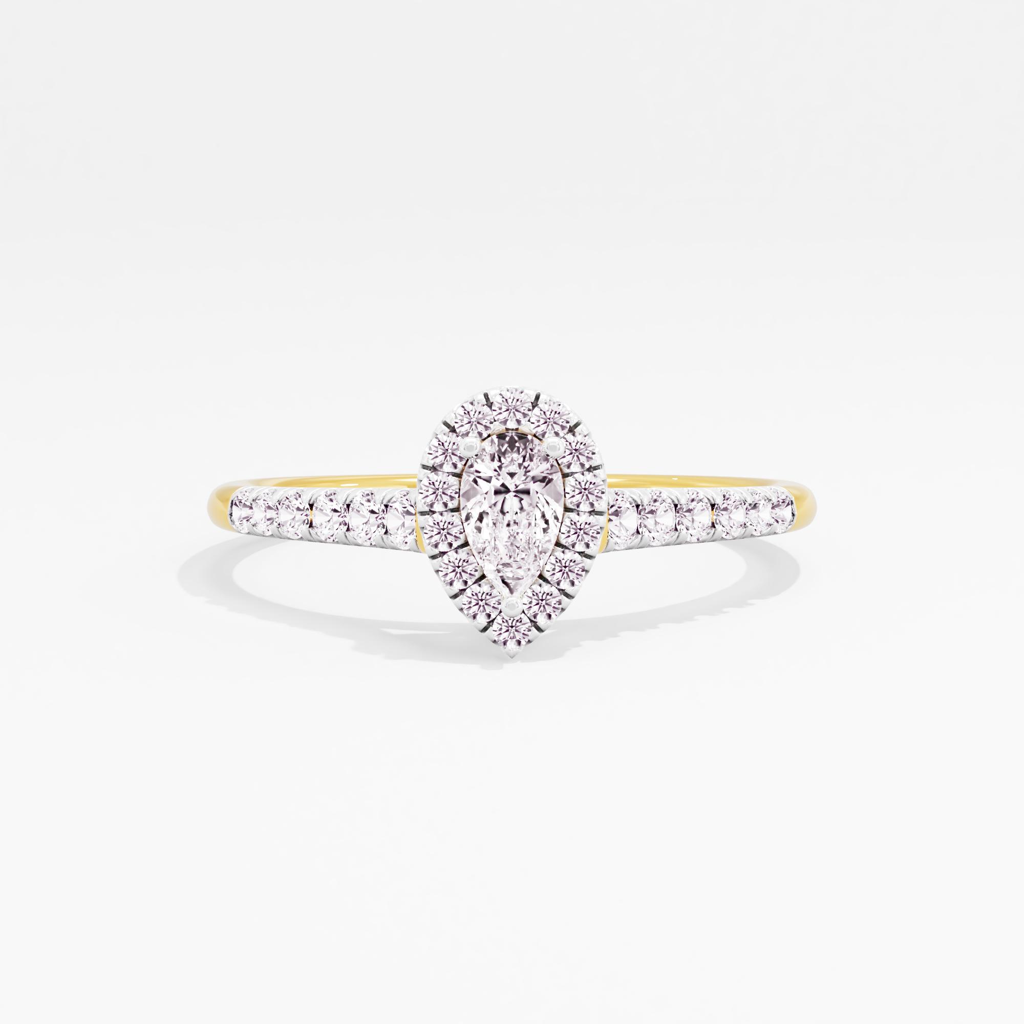 Timeless Embrace Halo Ring