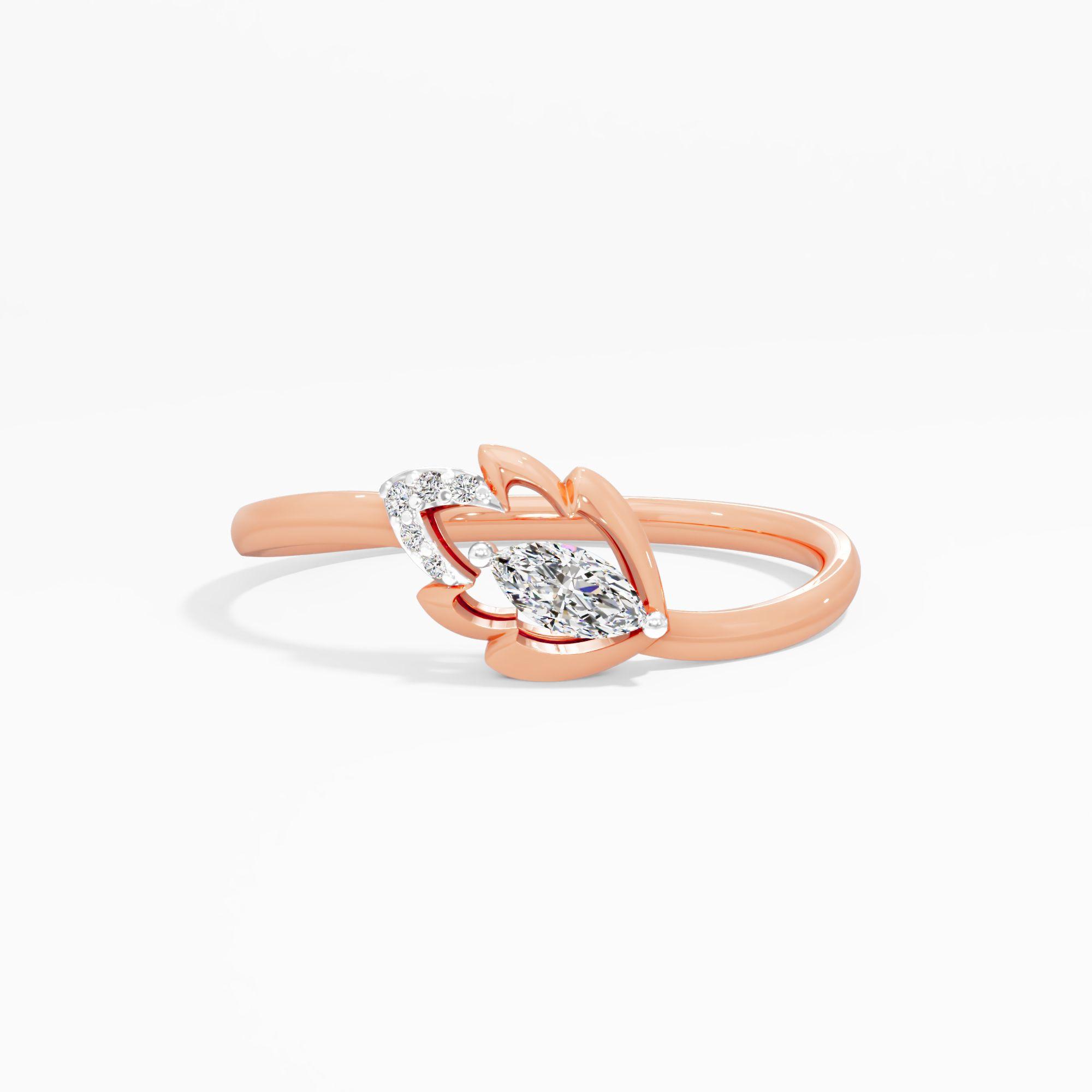 The New Bloom Marquise Solitaire Ring