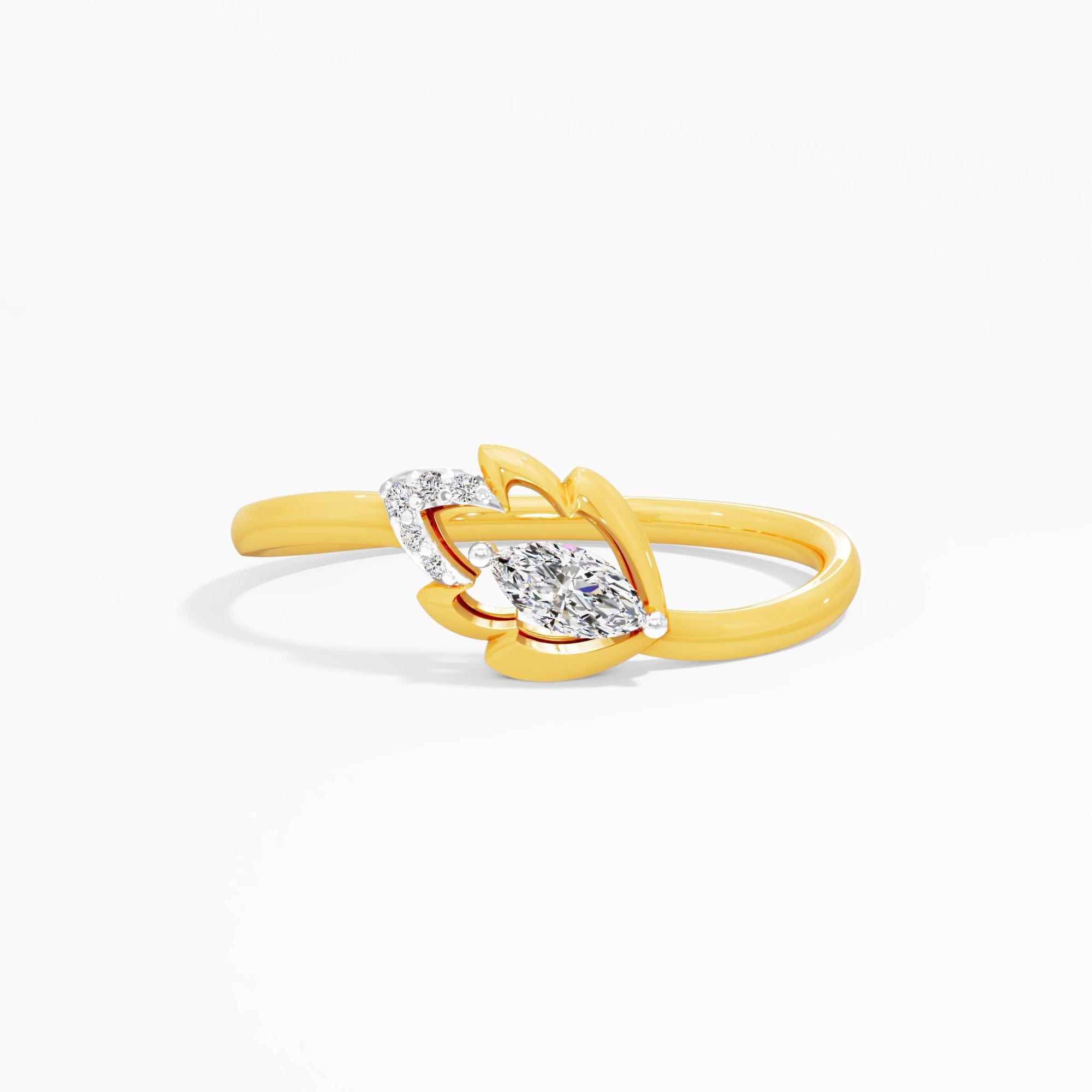 The New Bloom Marquise Solitaire Ring