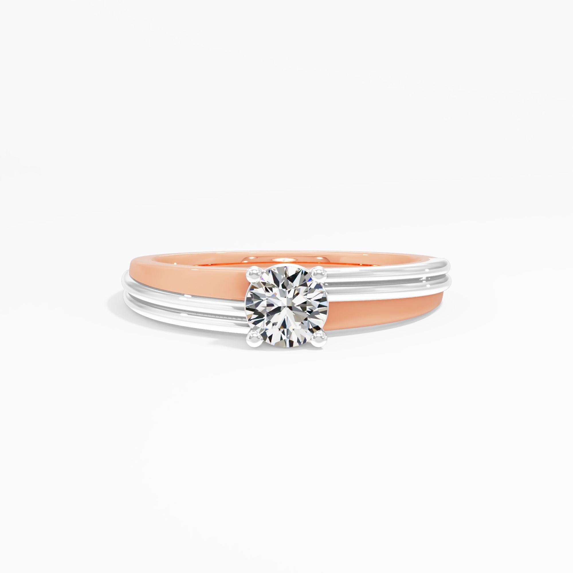 Ivy Star Solitaire Ring