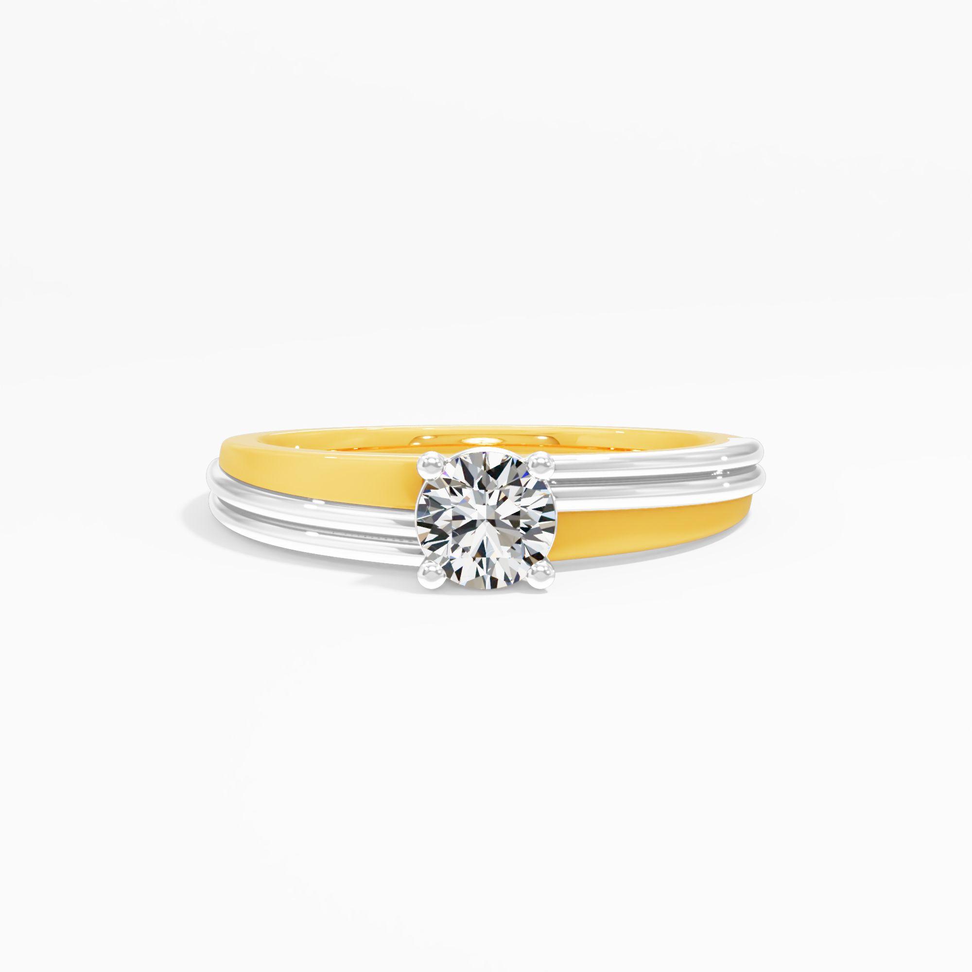 Ivy Star Solitaire Ring