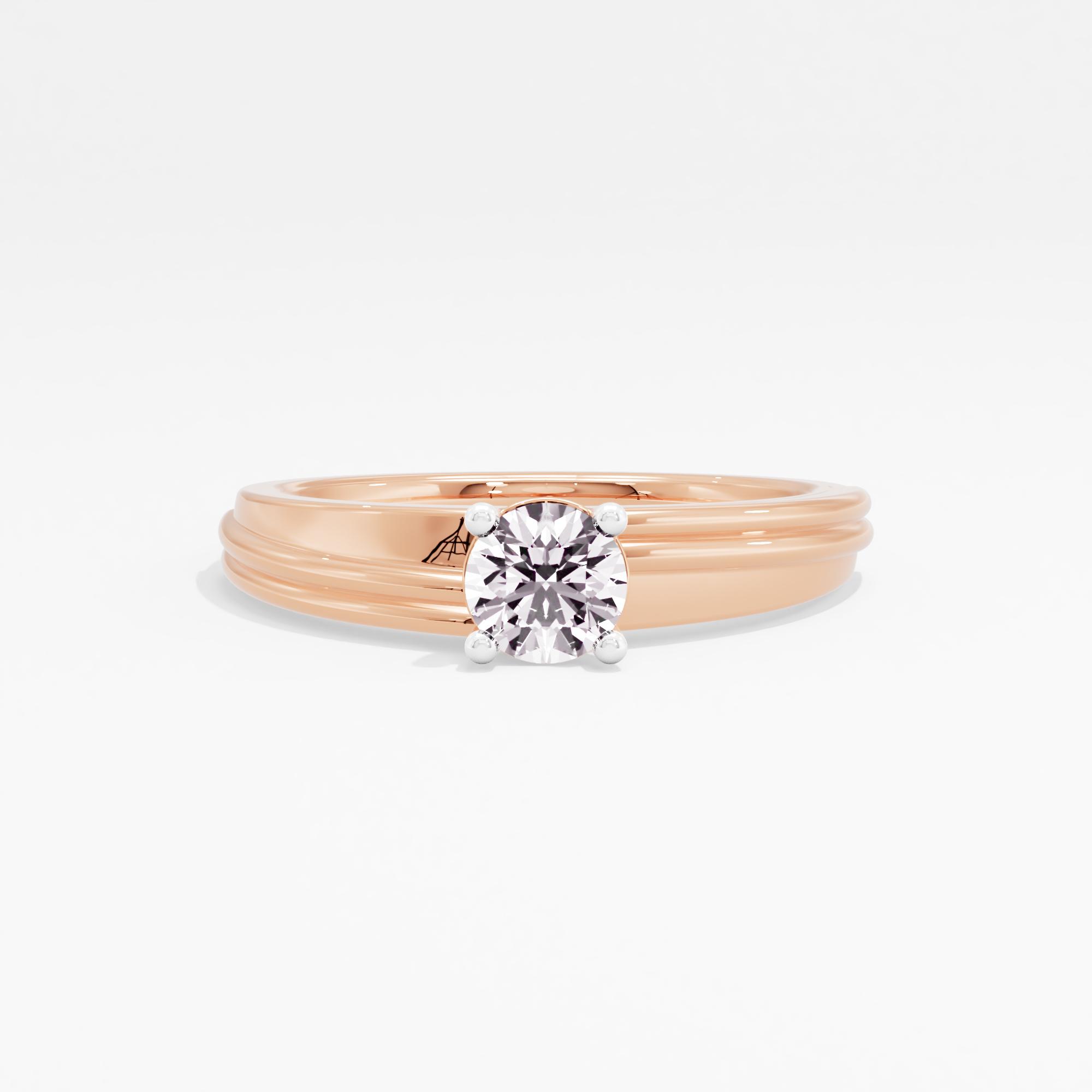 Ivy Star Solitaire Ring