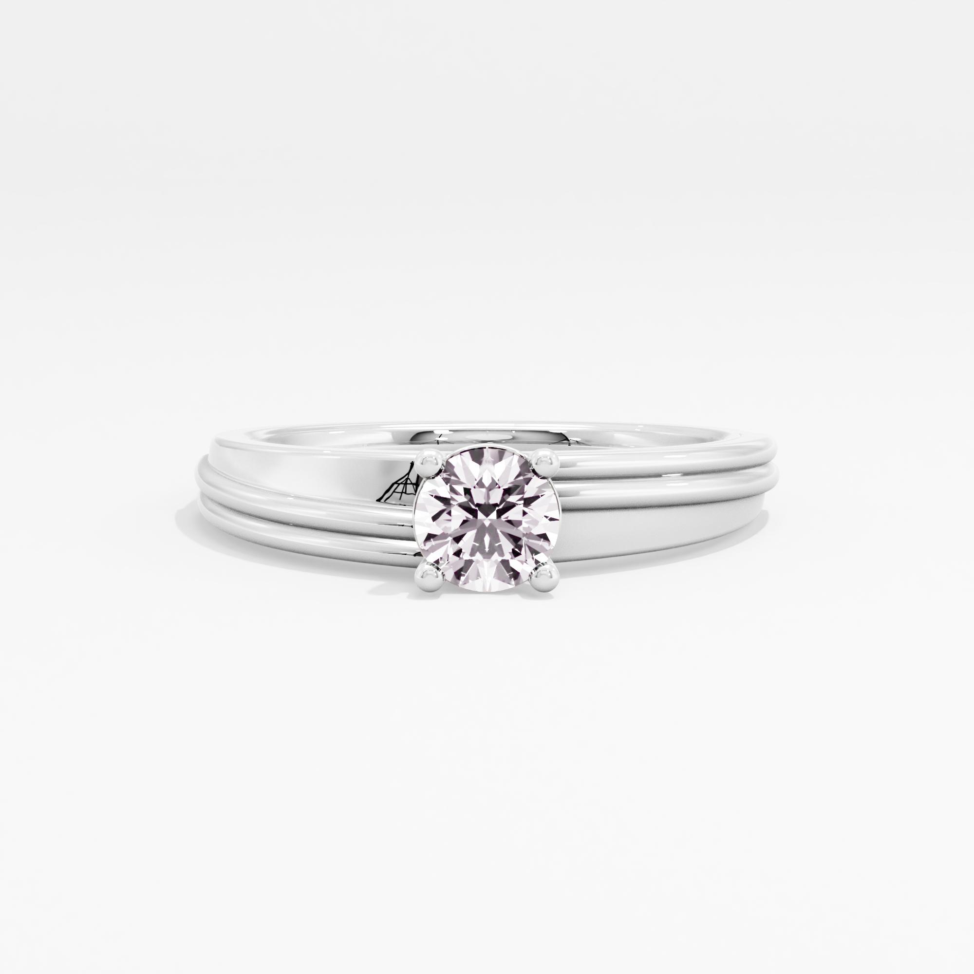 Ivy Star Solitaire Ring