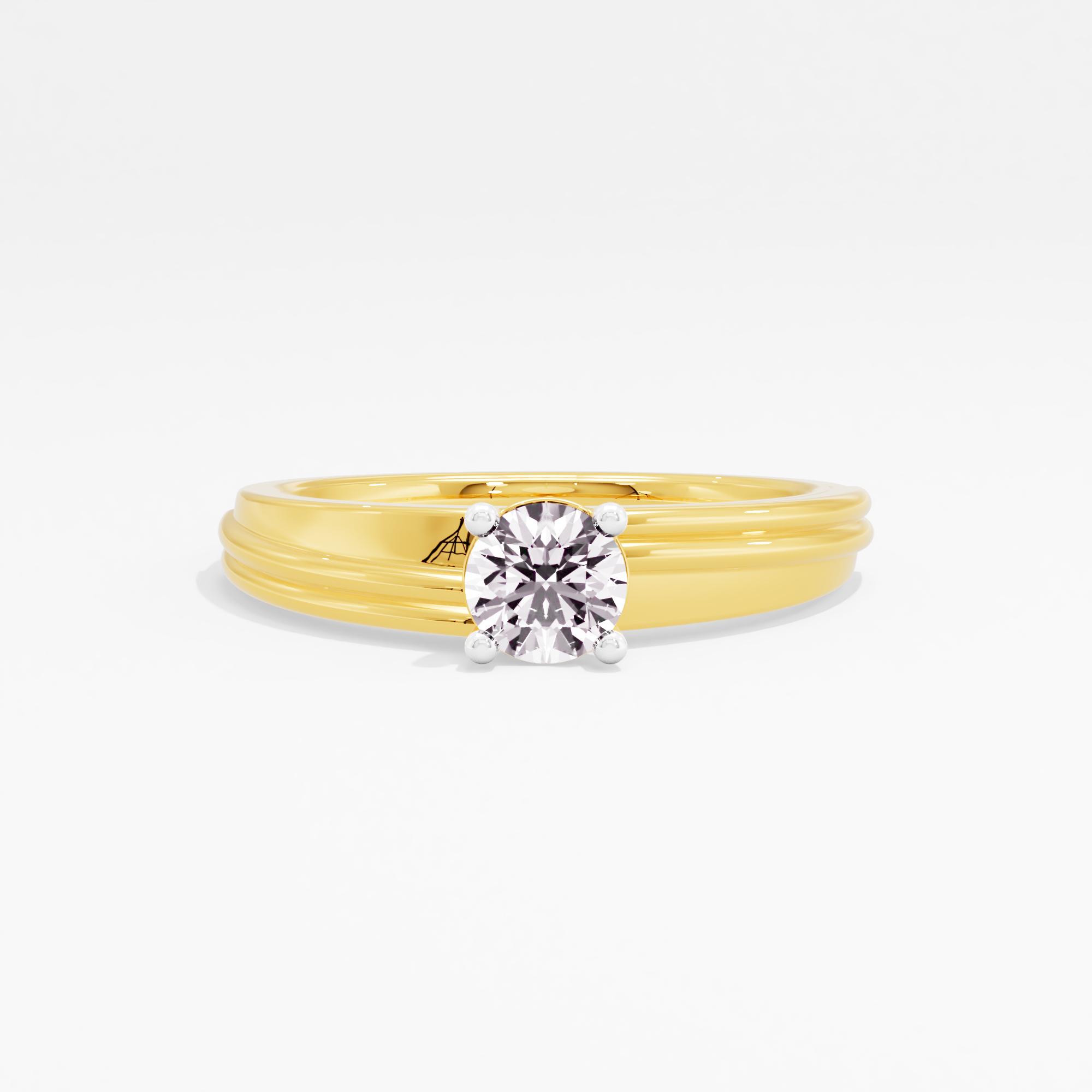 Ivy Star Solitaire Ring