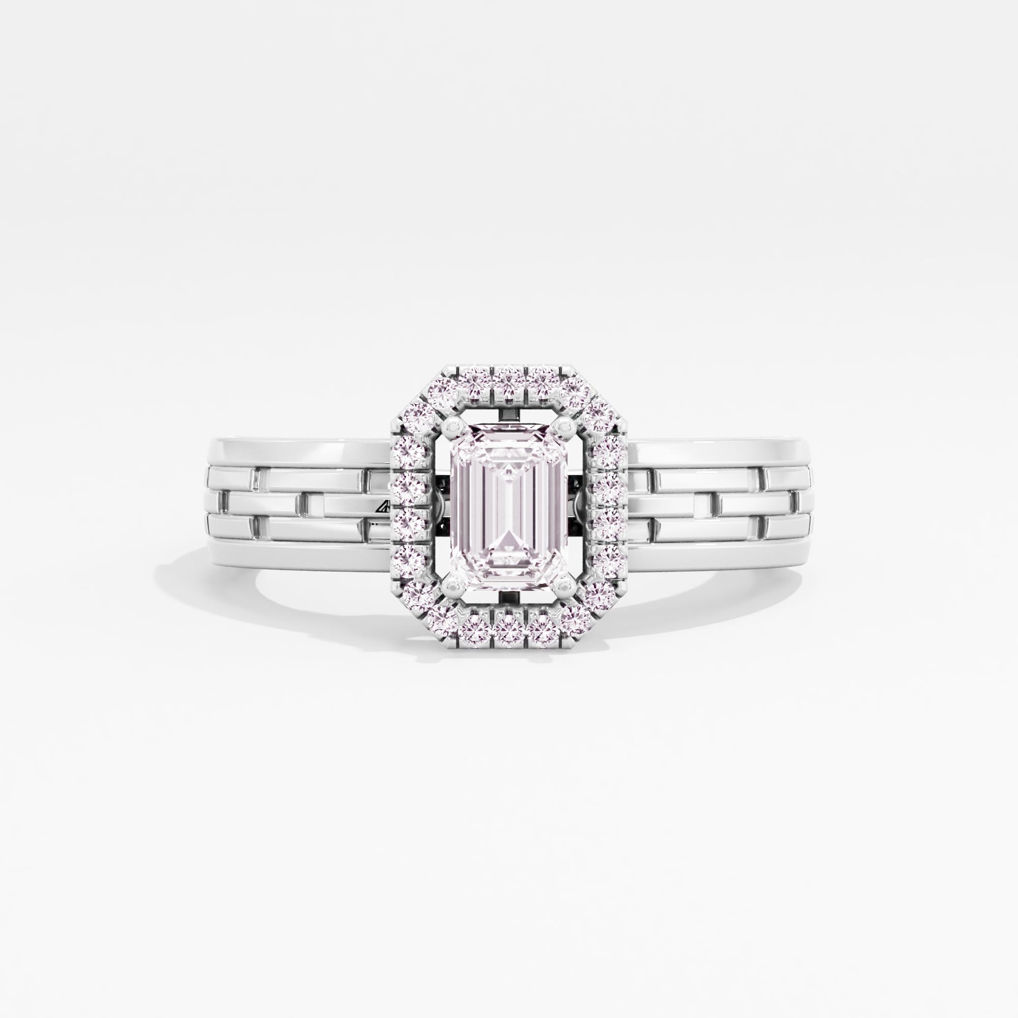 Vivid Radiance Halo Ring