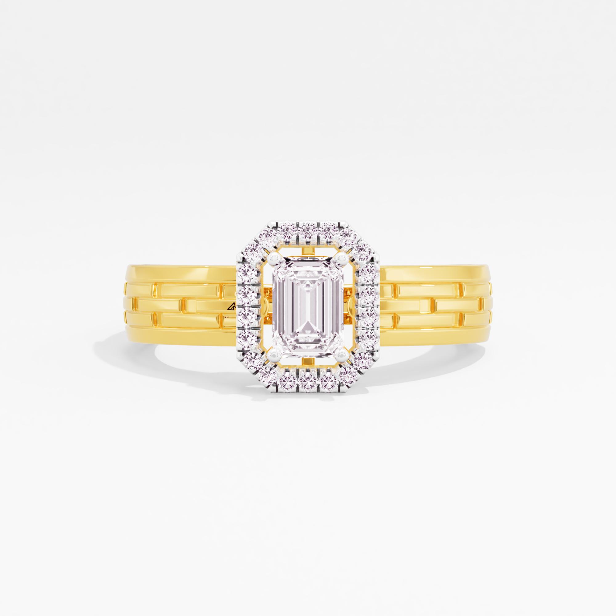 Vivid Radiance Halo Ring