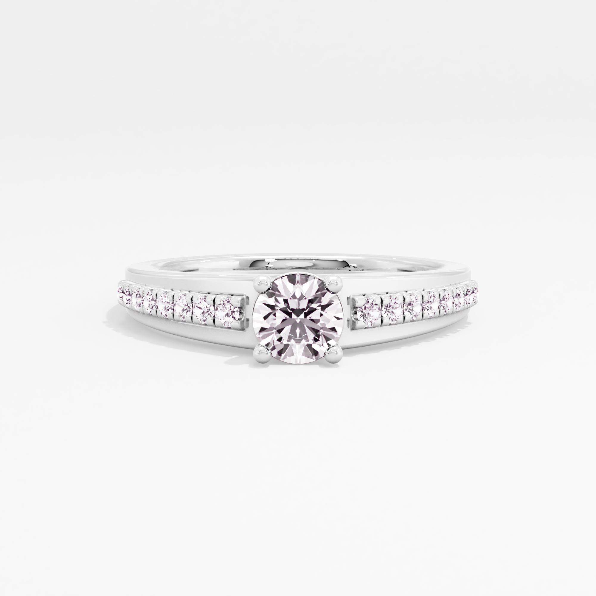 Timeless Whisper Solitaire Ring