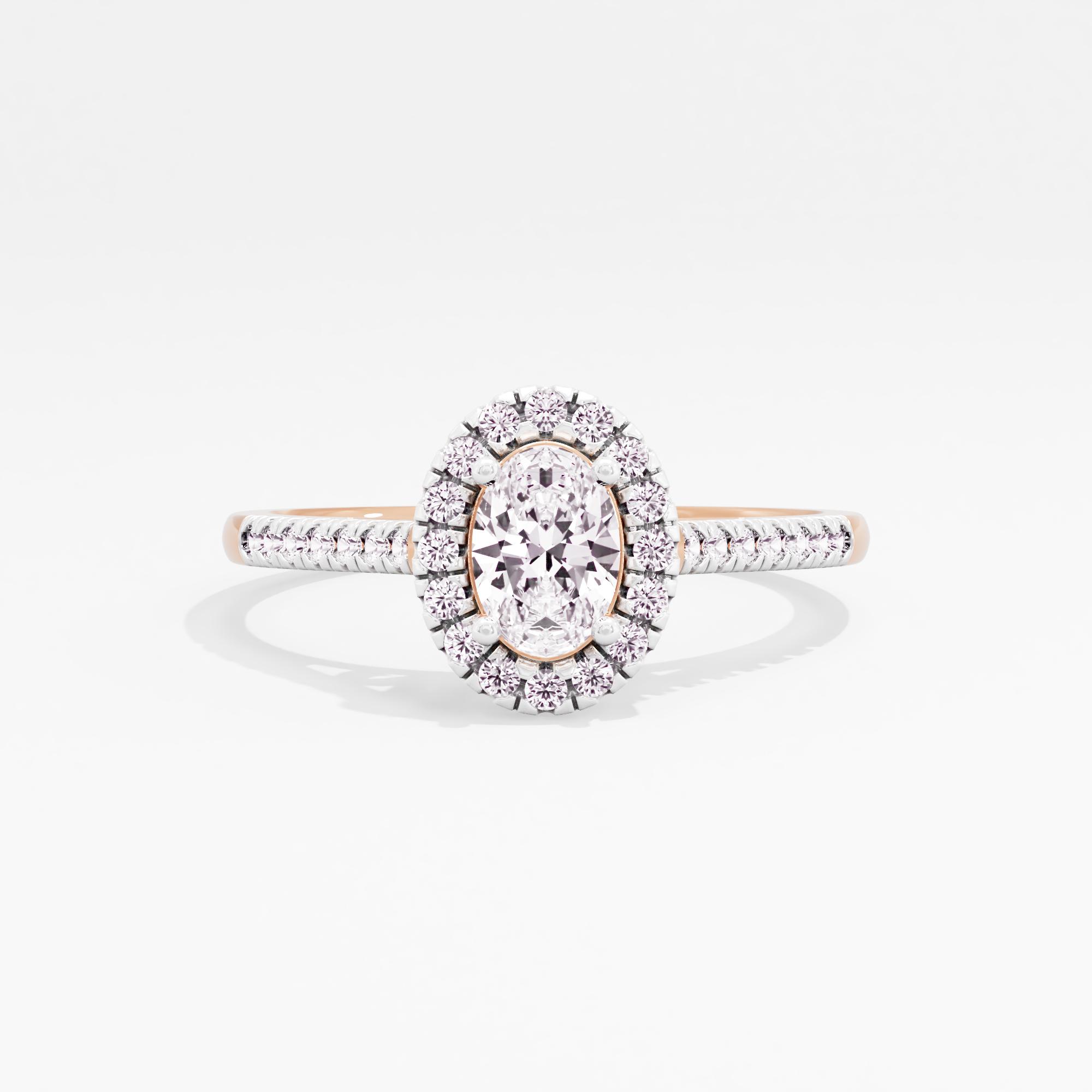 Royal Aire Halo Ring