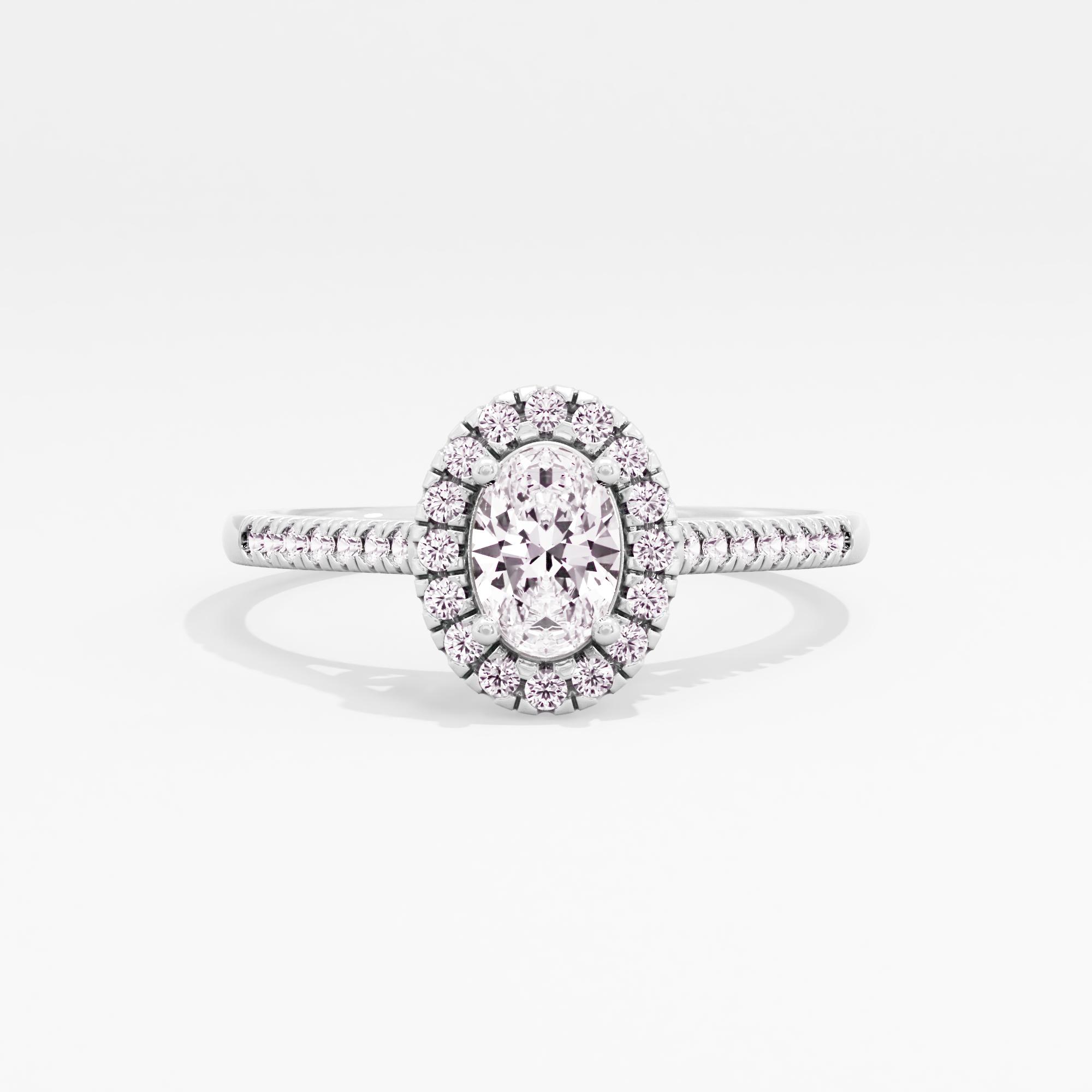 Royal Aire Halo Ring