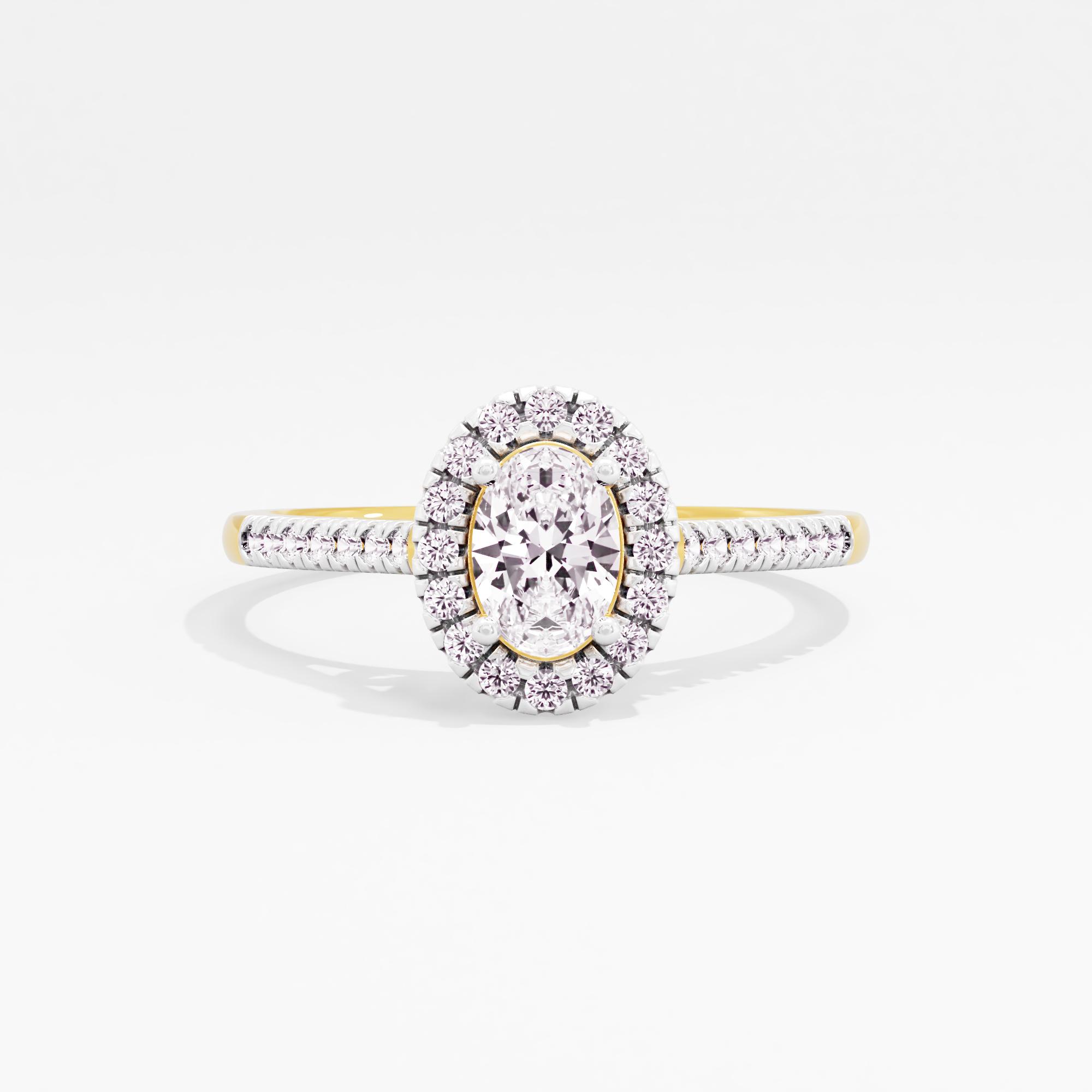 Royal Aire Halo Ring
