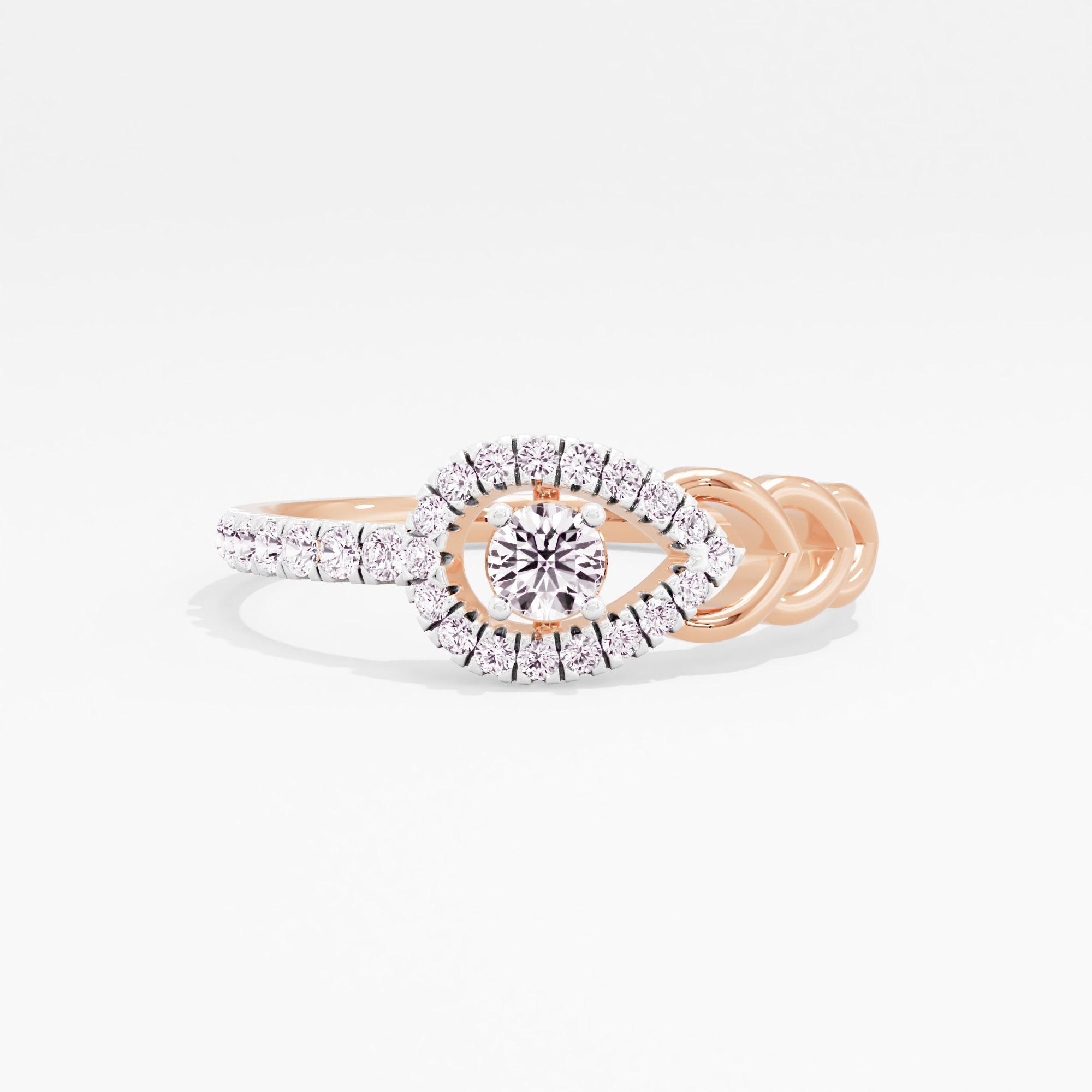 Pearfect Allure Solitaire Ring