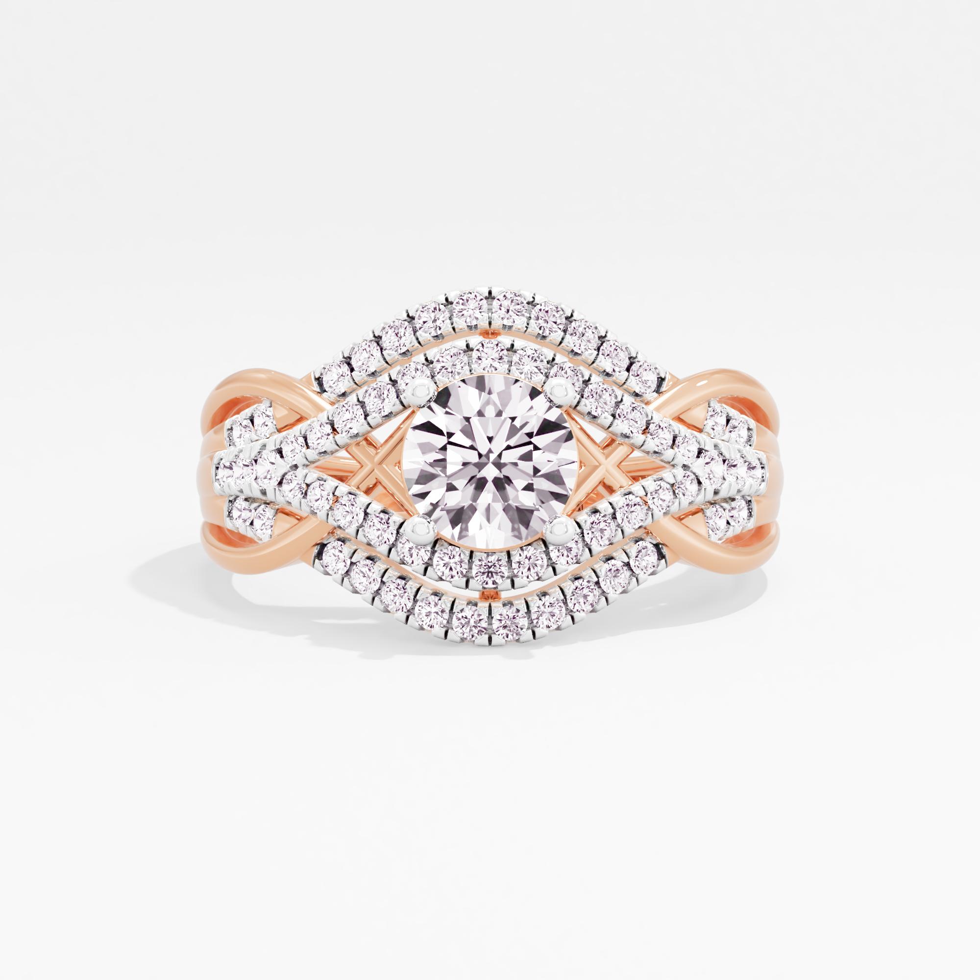 Inspired Whimsy Solitaire Ring