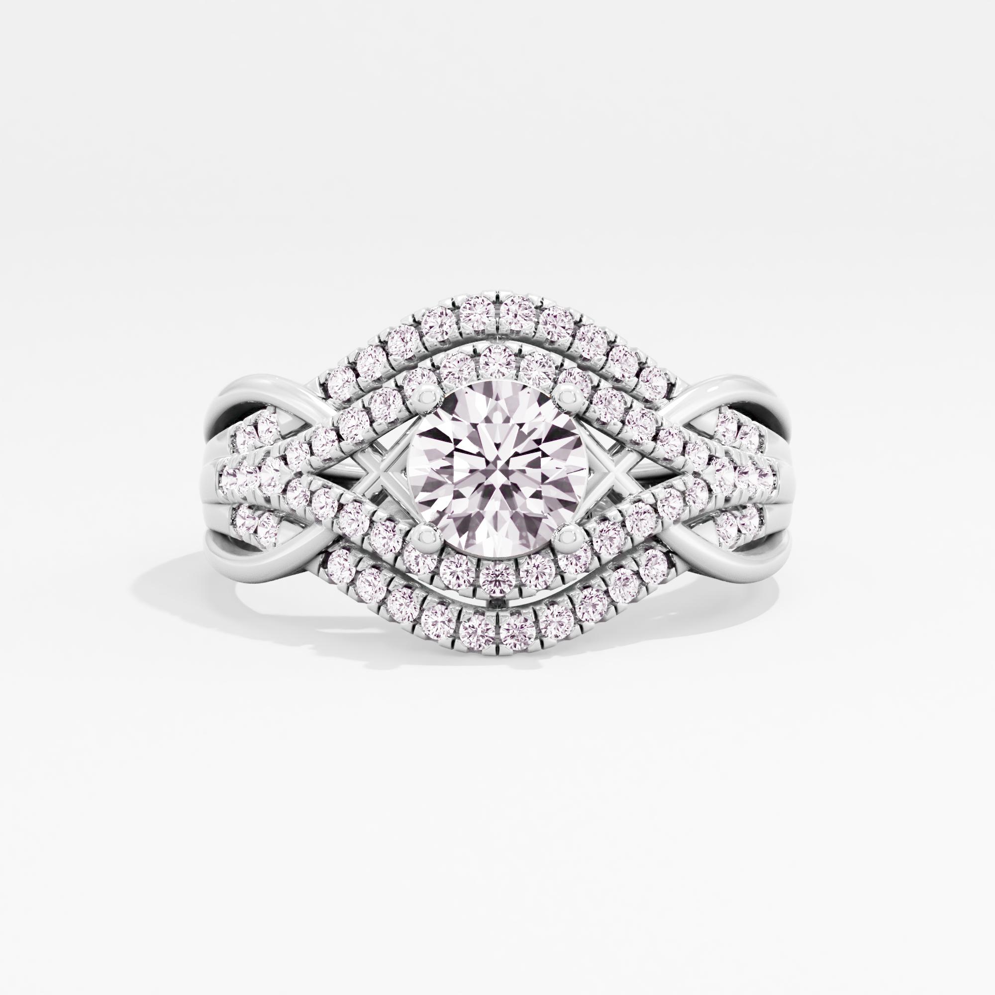 Inspired Whimsy Solitaire Ring