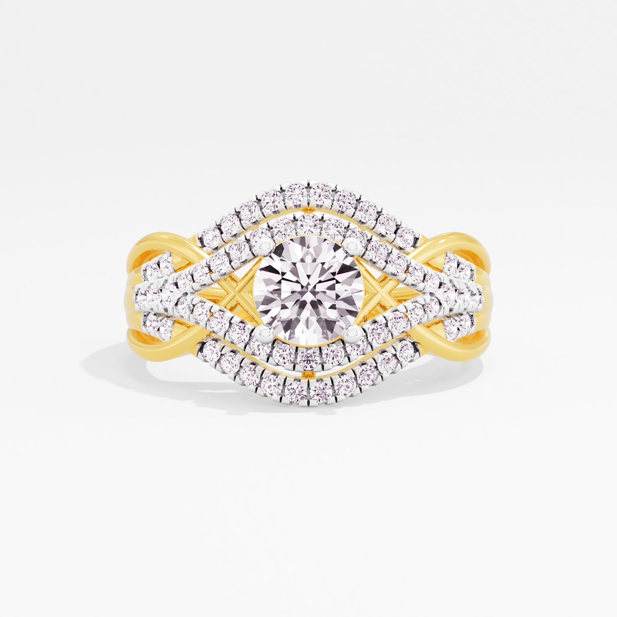 Inspired Whimsy Solitaire Ring