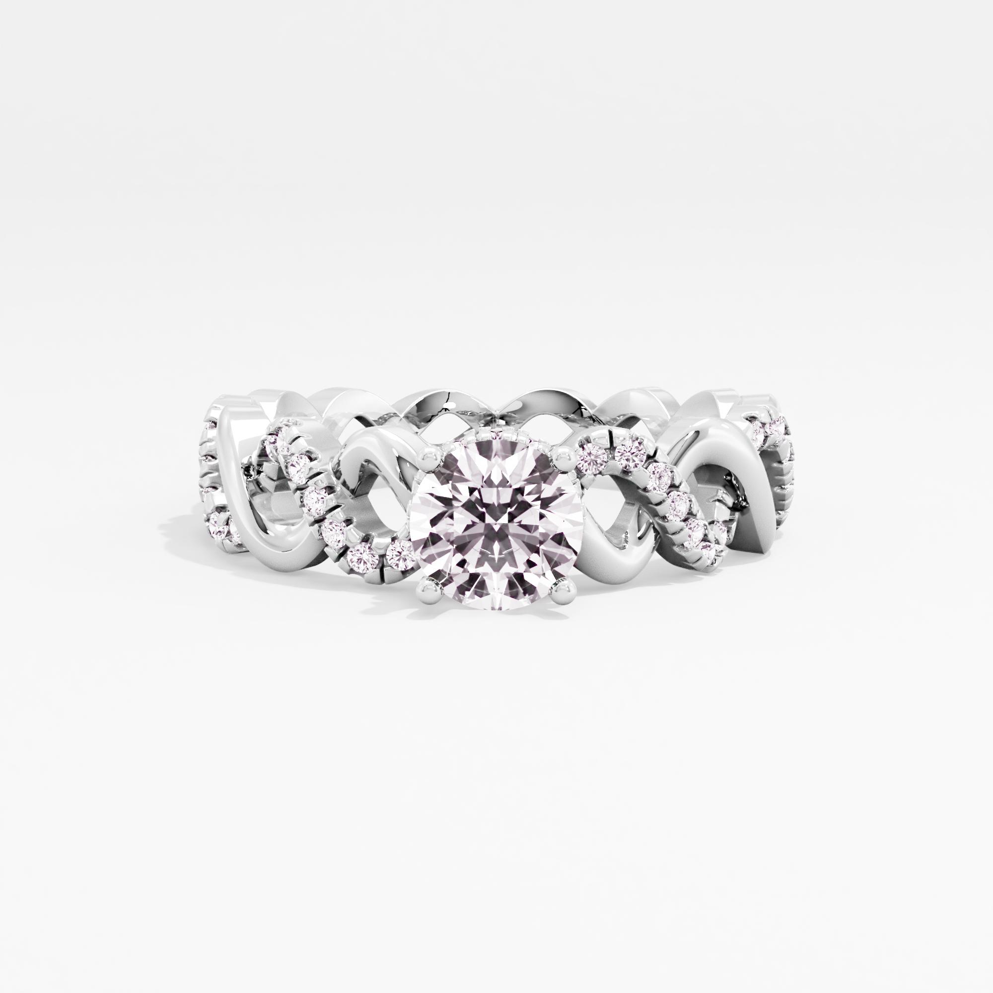Majestic Charmer Solitaire Ring
