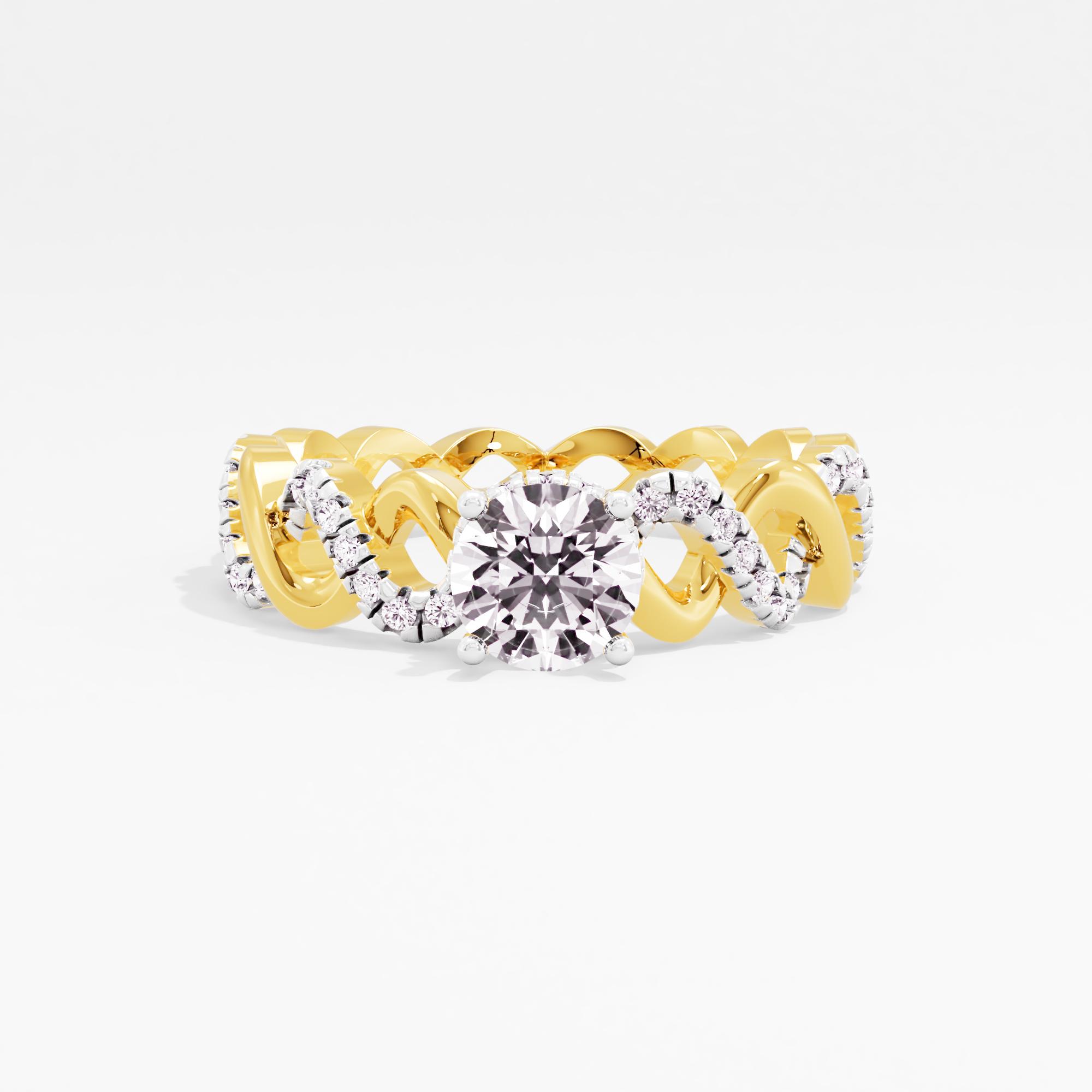 Majestic Charmer Solitaire Ring