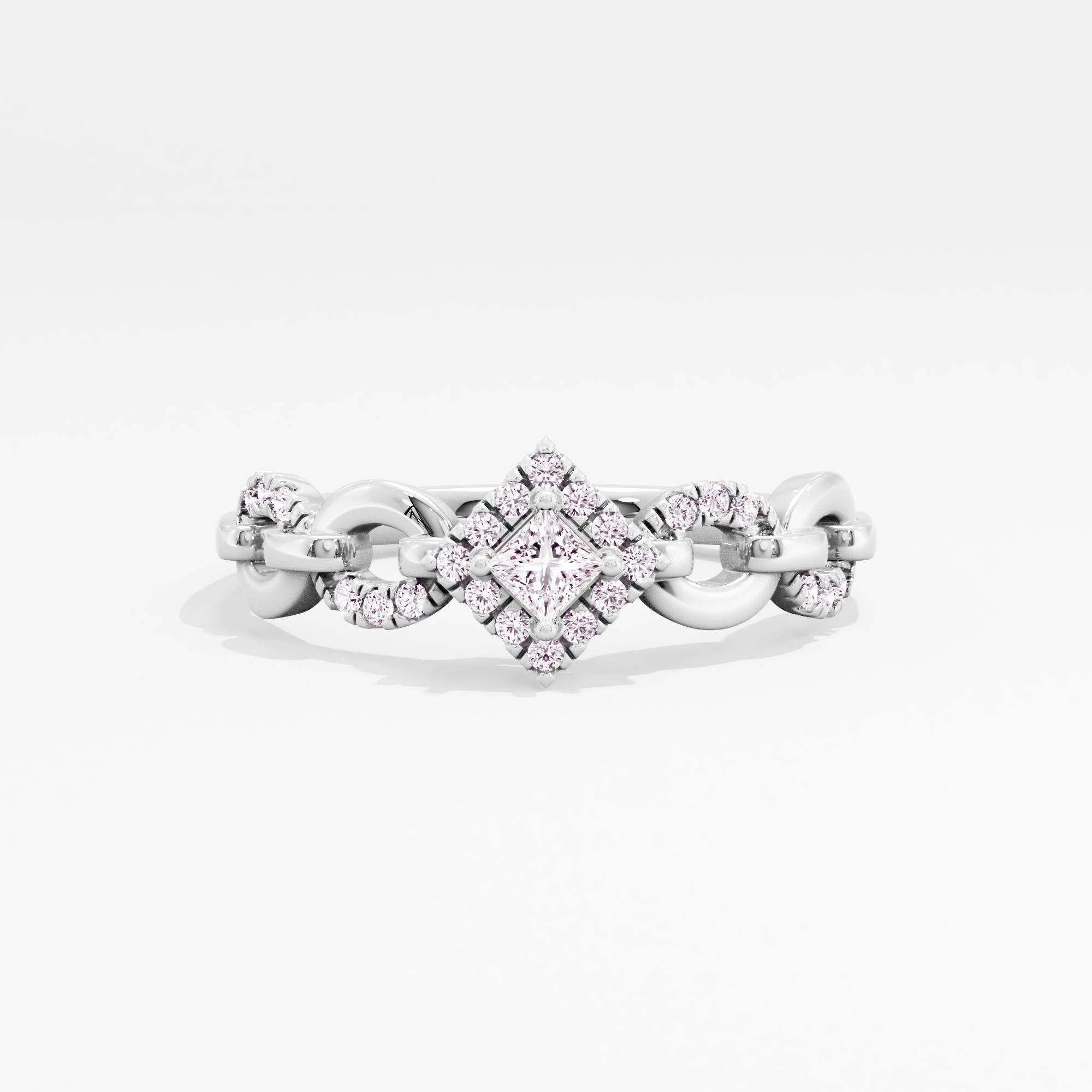 Eternal Link Halo Ring
