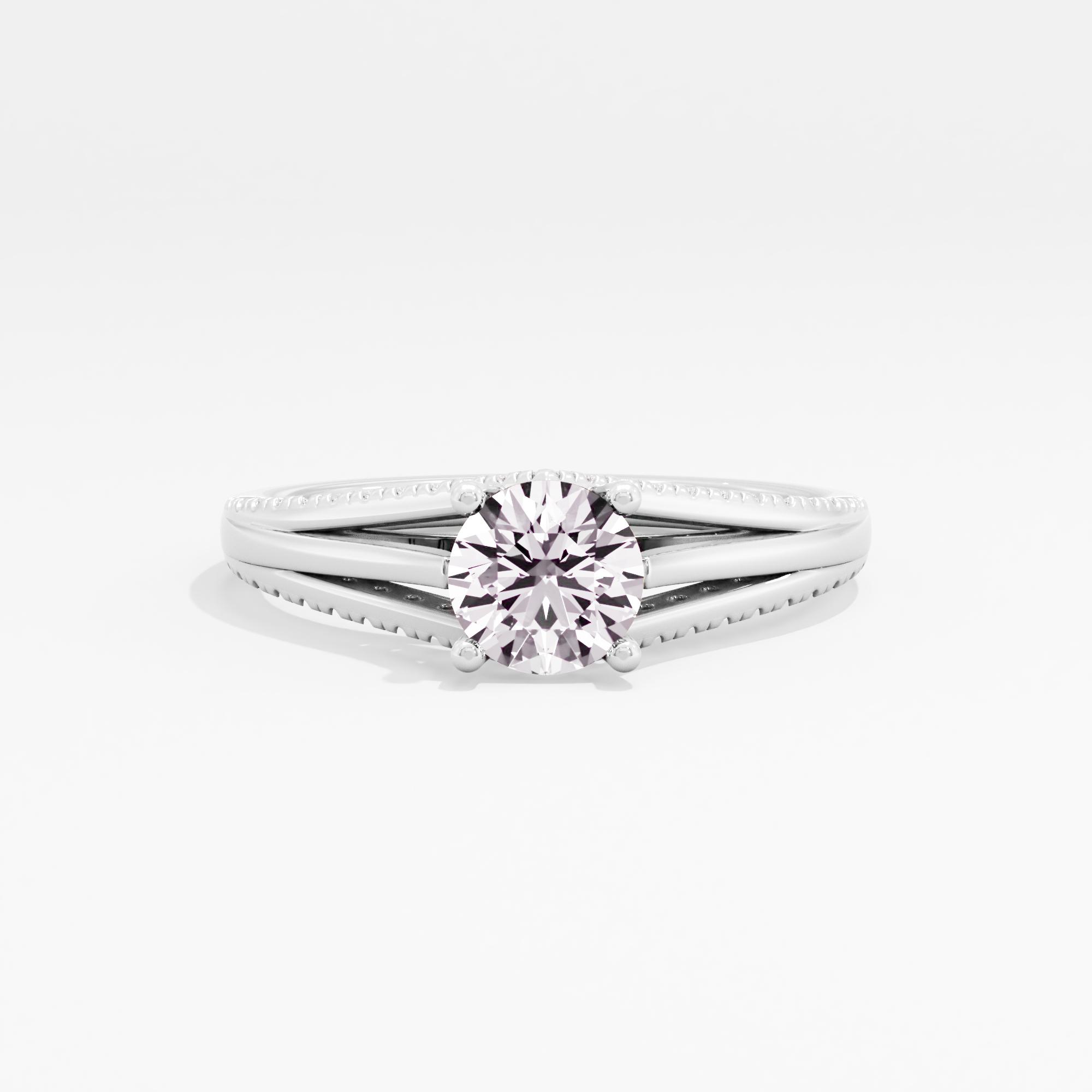 Royal Embrace Solitaire Ring