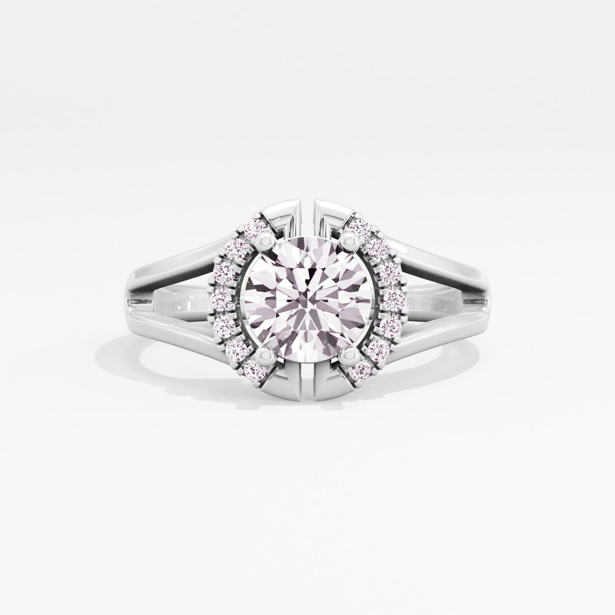 Curvella Solitaire Ring