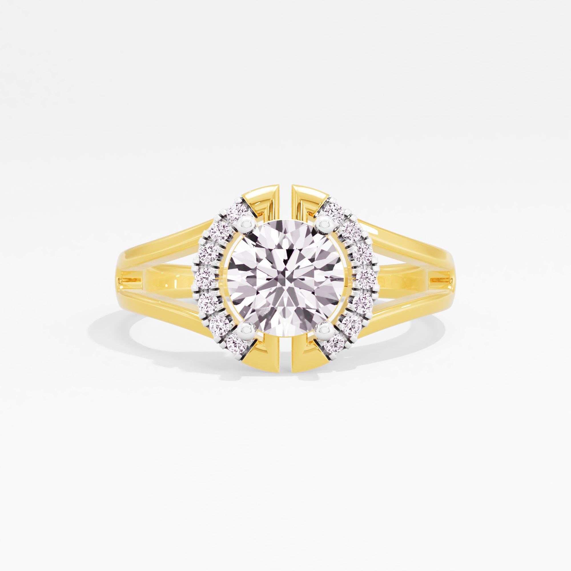 Curvella Solitaire Ring