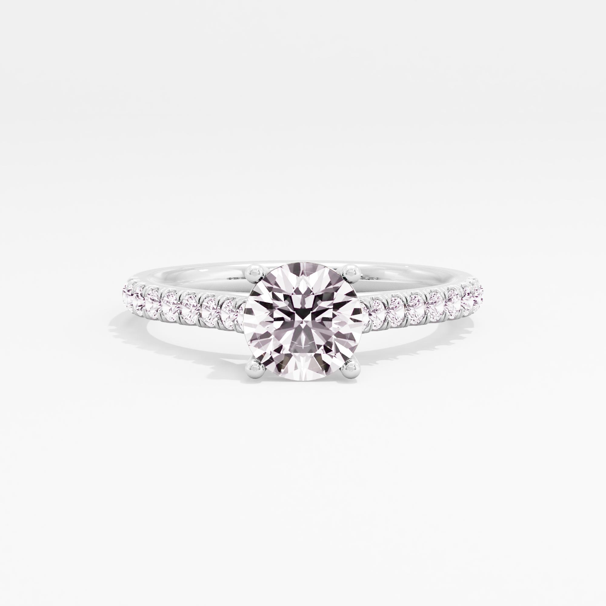 Monarch Spark Solitaire Ring