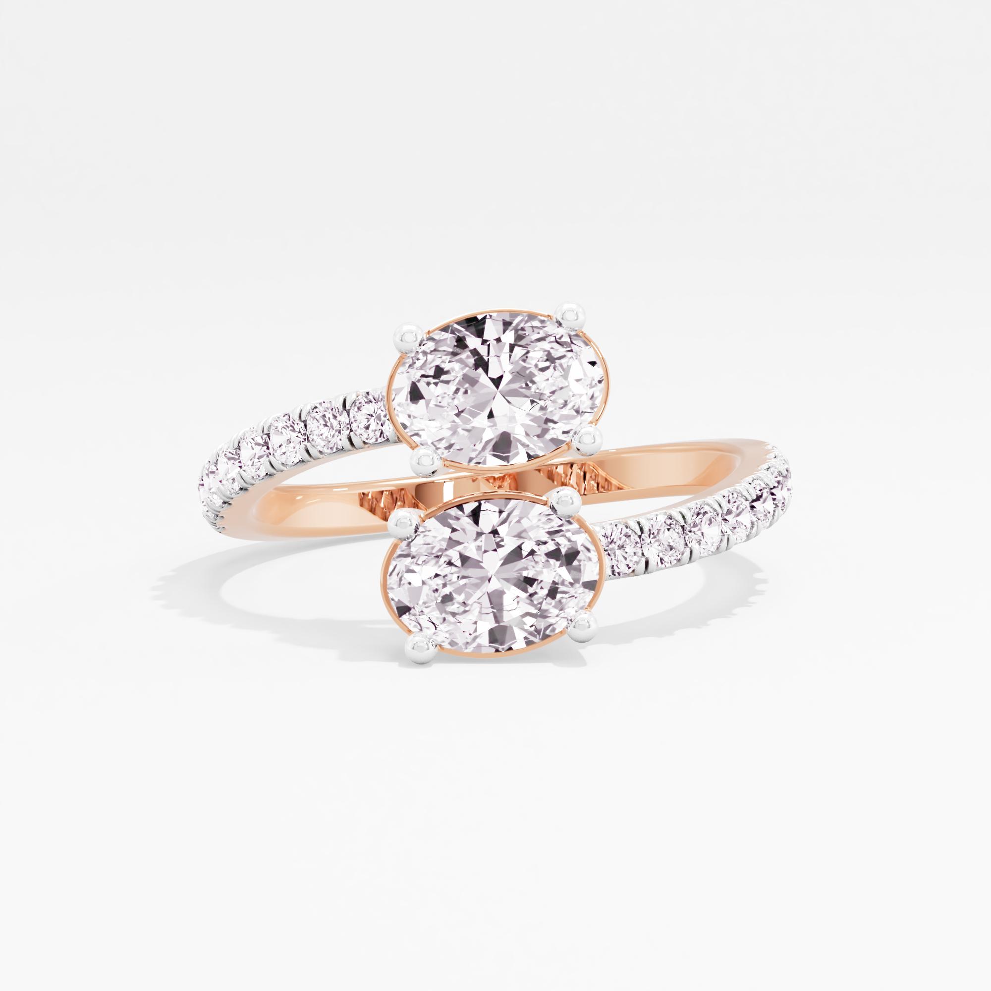 Eternal Flame 2 Stone Ring