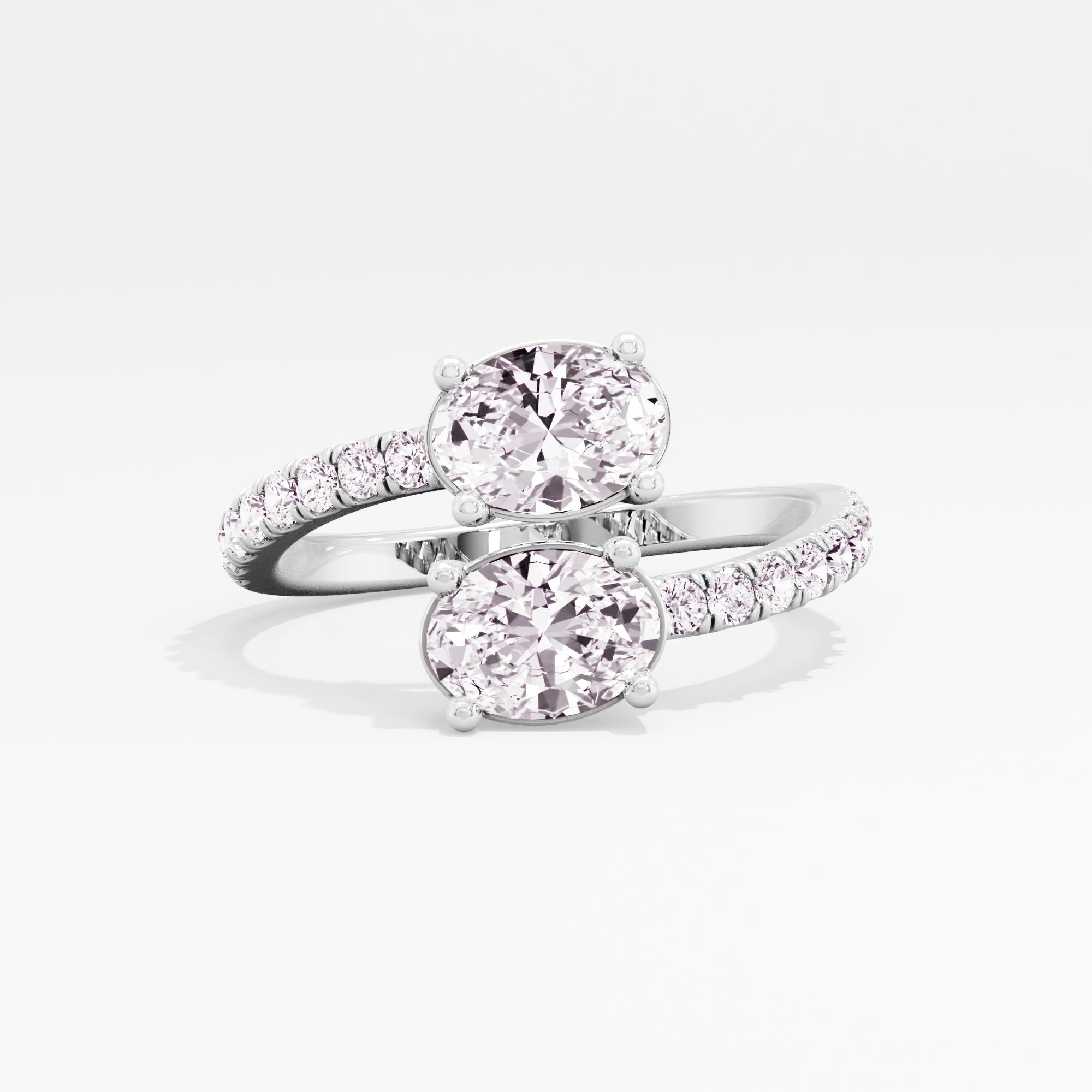 Eternal Flame 2 Stone Ring