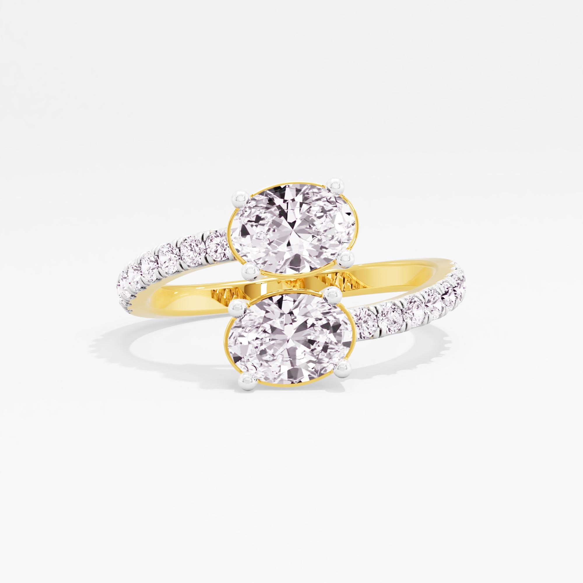 Eternal Flame 2 Stone Ring