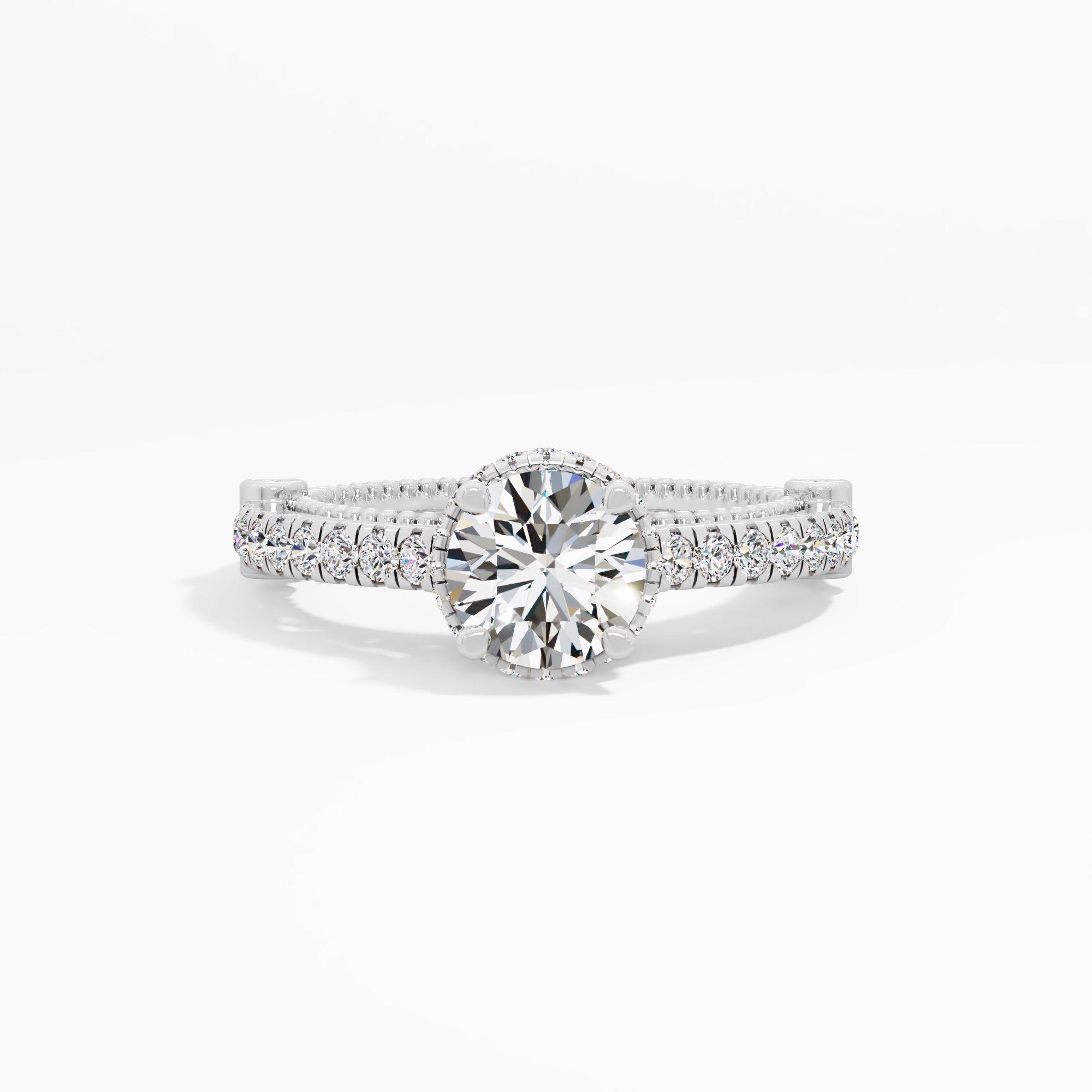 Secret Sparkle Halo Diamond Ring