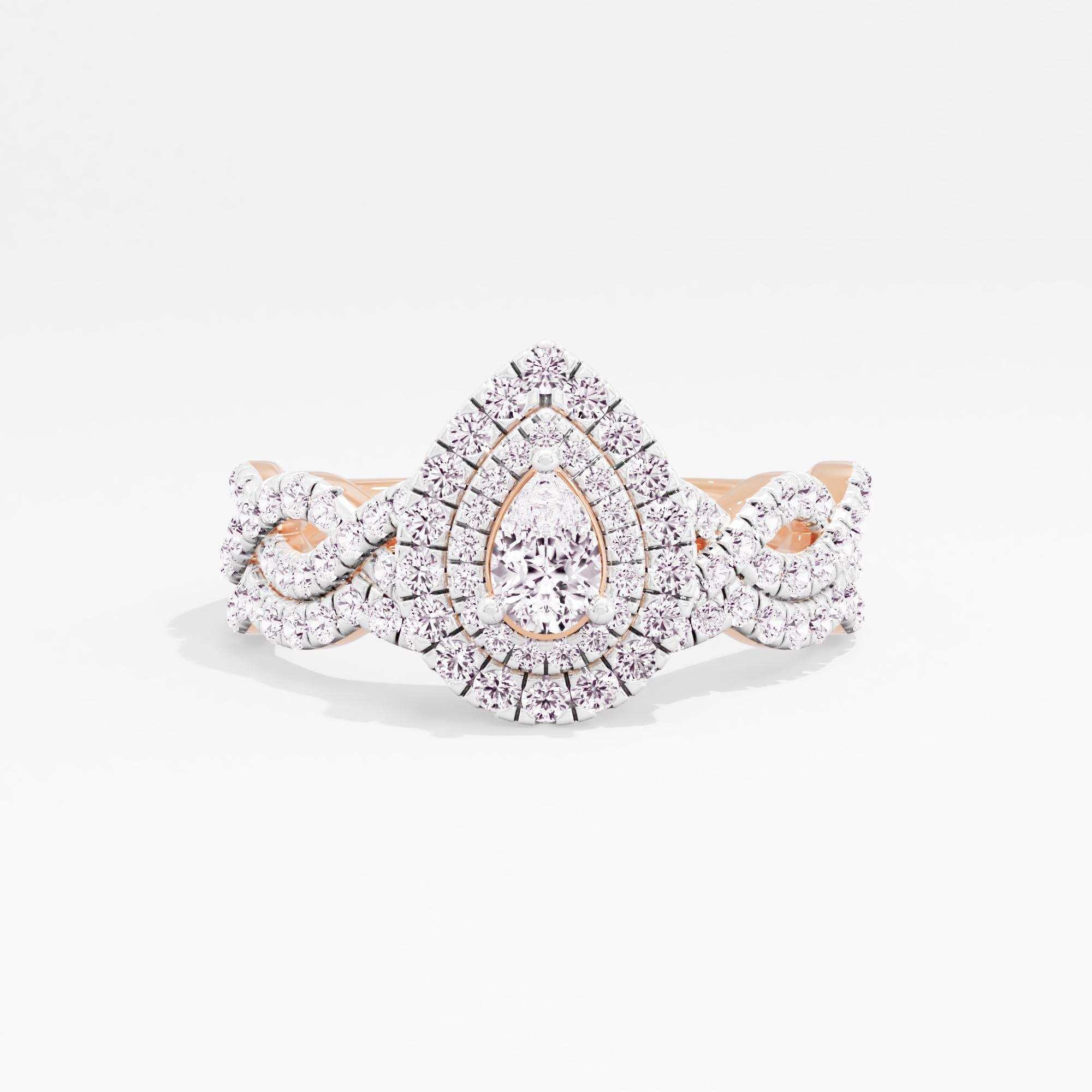 Beloved Bond Halo Bridal Ring Set