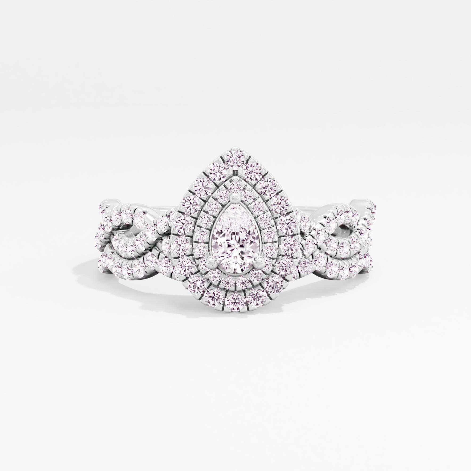 Beloved Bond Halo Bridal Ring Set