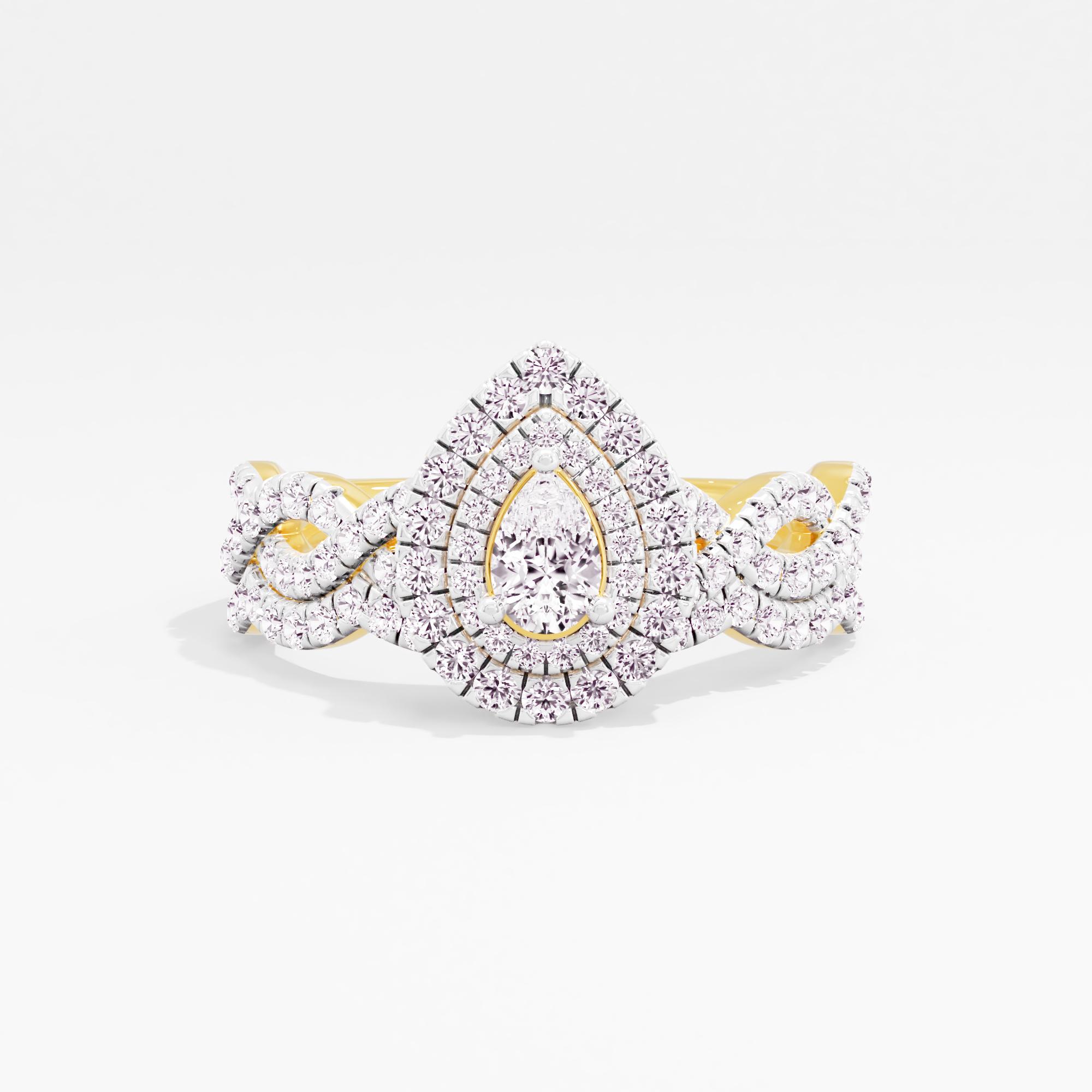 Beloved Bond Halo Bridal Ring Set
