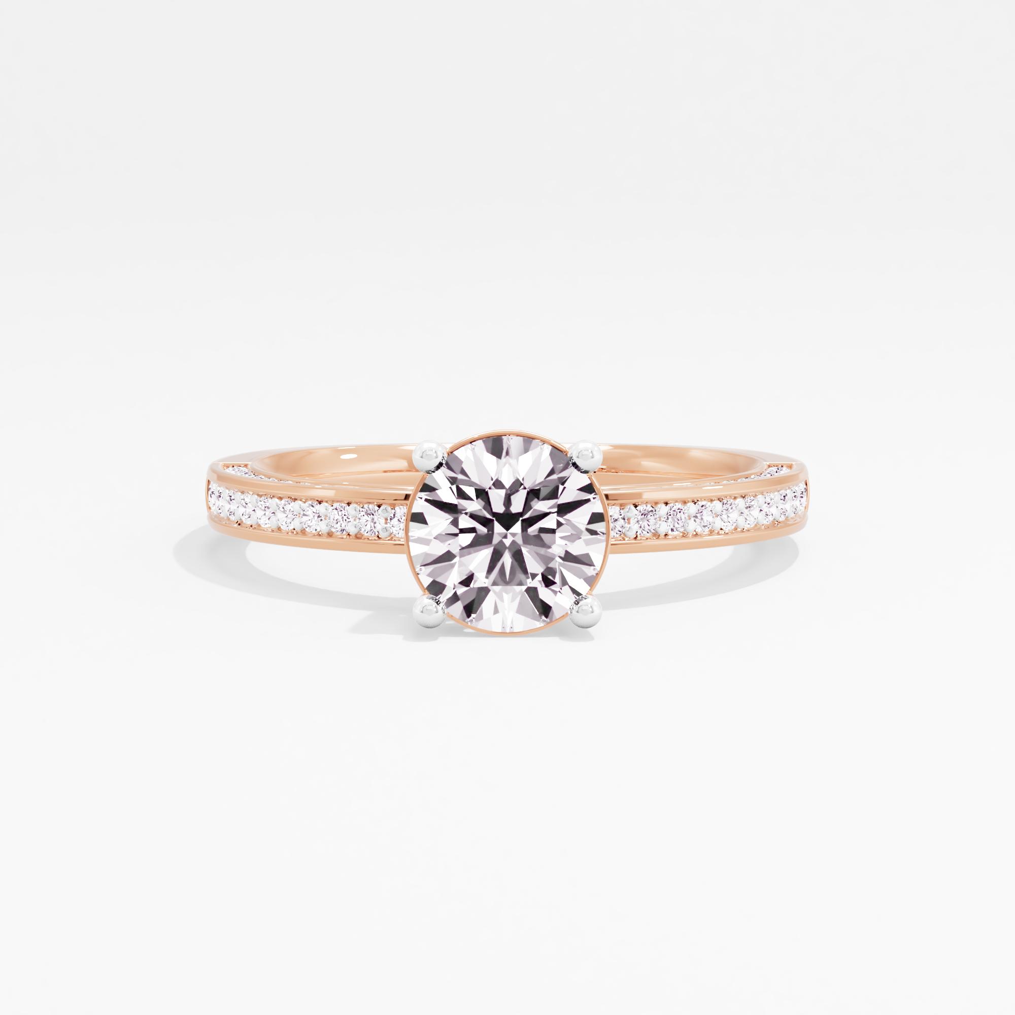 Mystery Shine Solitaire Ring