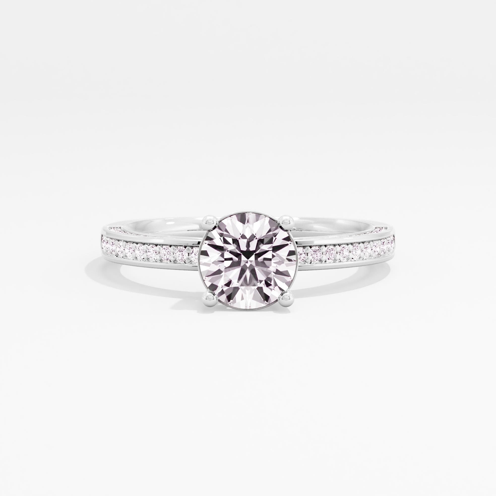 Mystery Shine Solitaire Ring