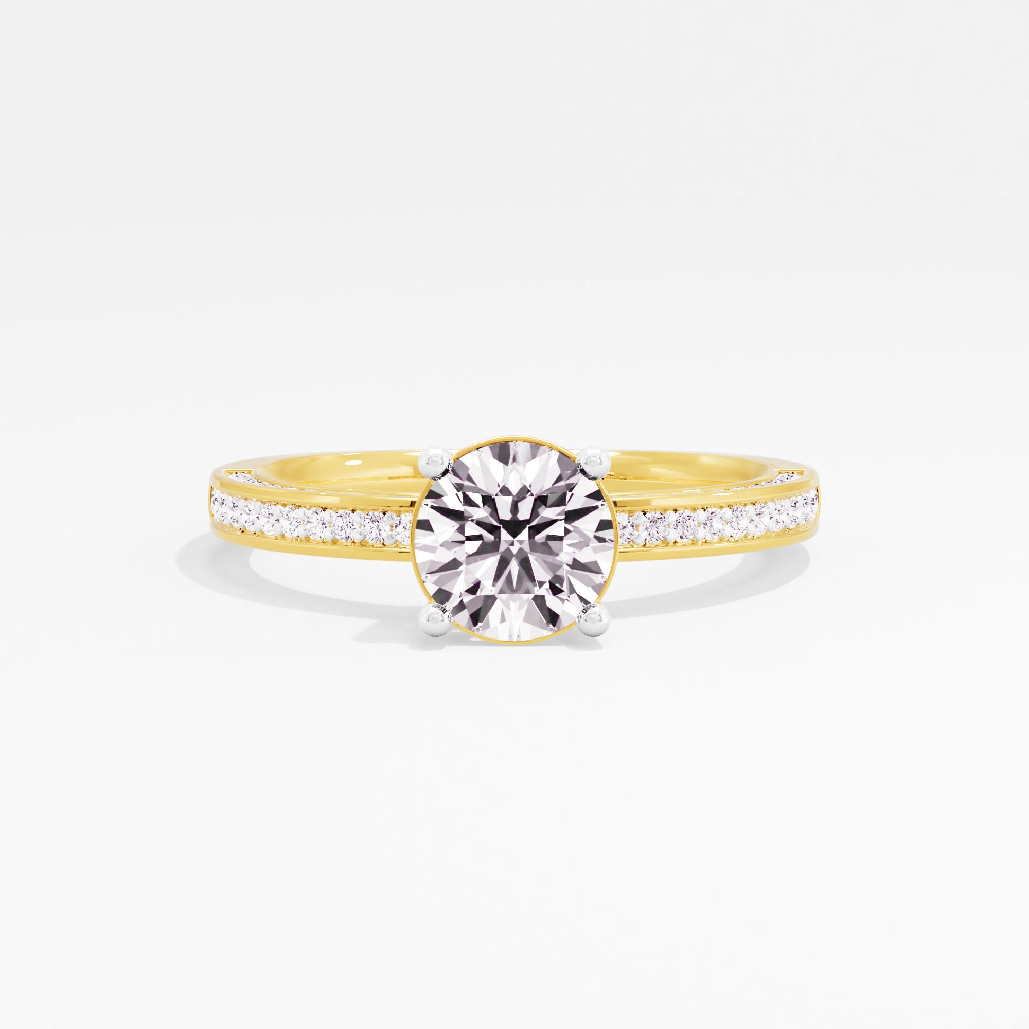 Mystery Shine Solitaire Ring