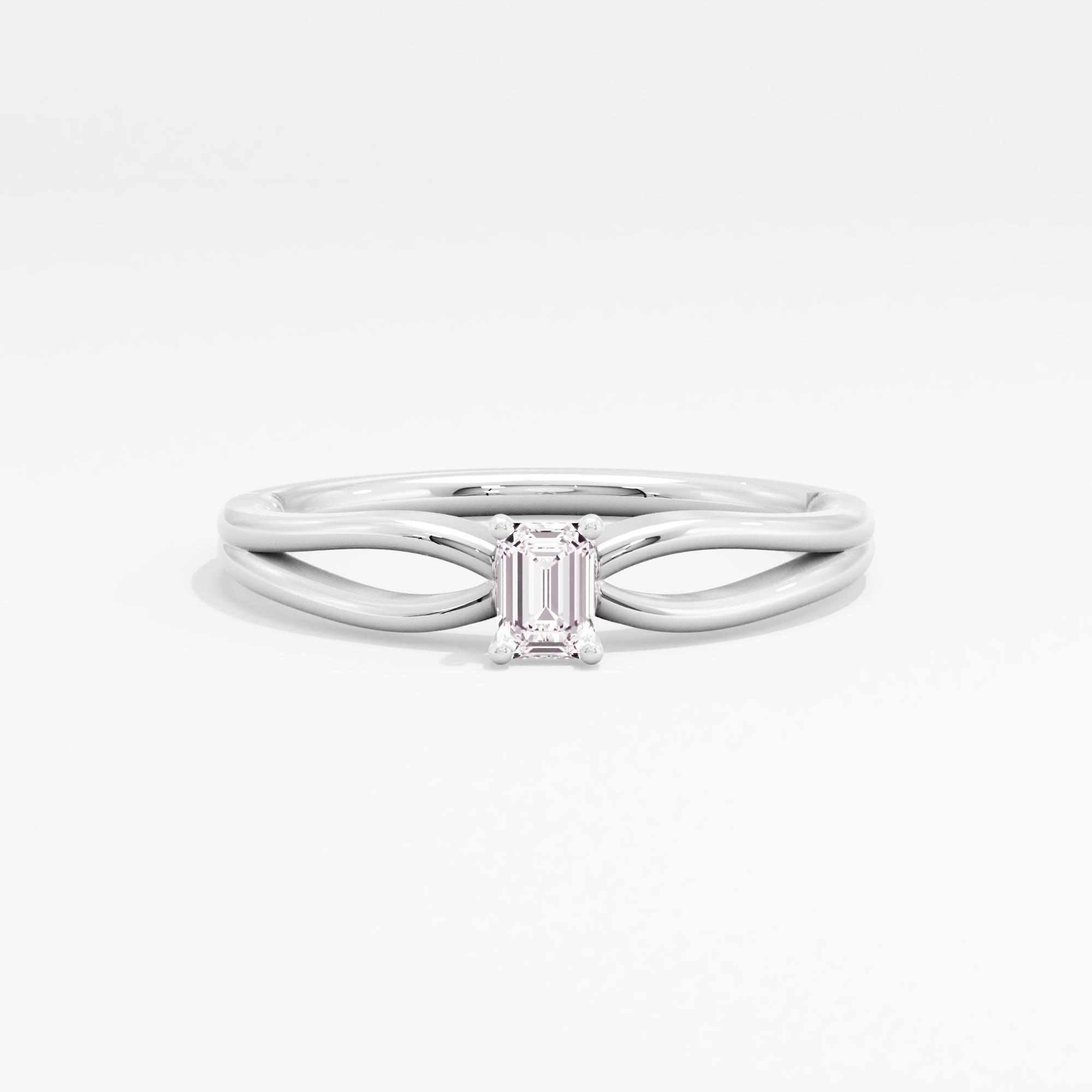 Whispering Elegance Solitaire Ring