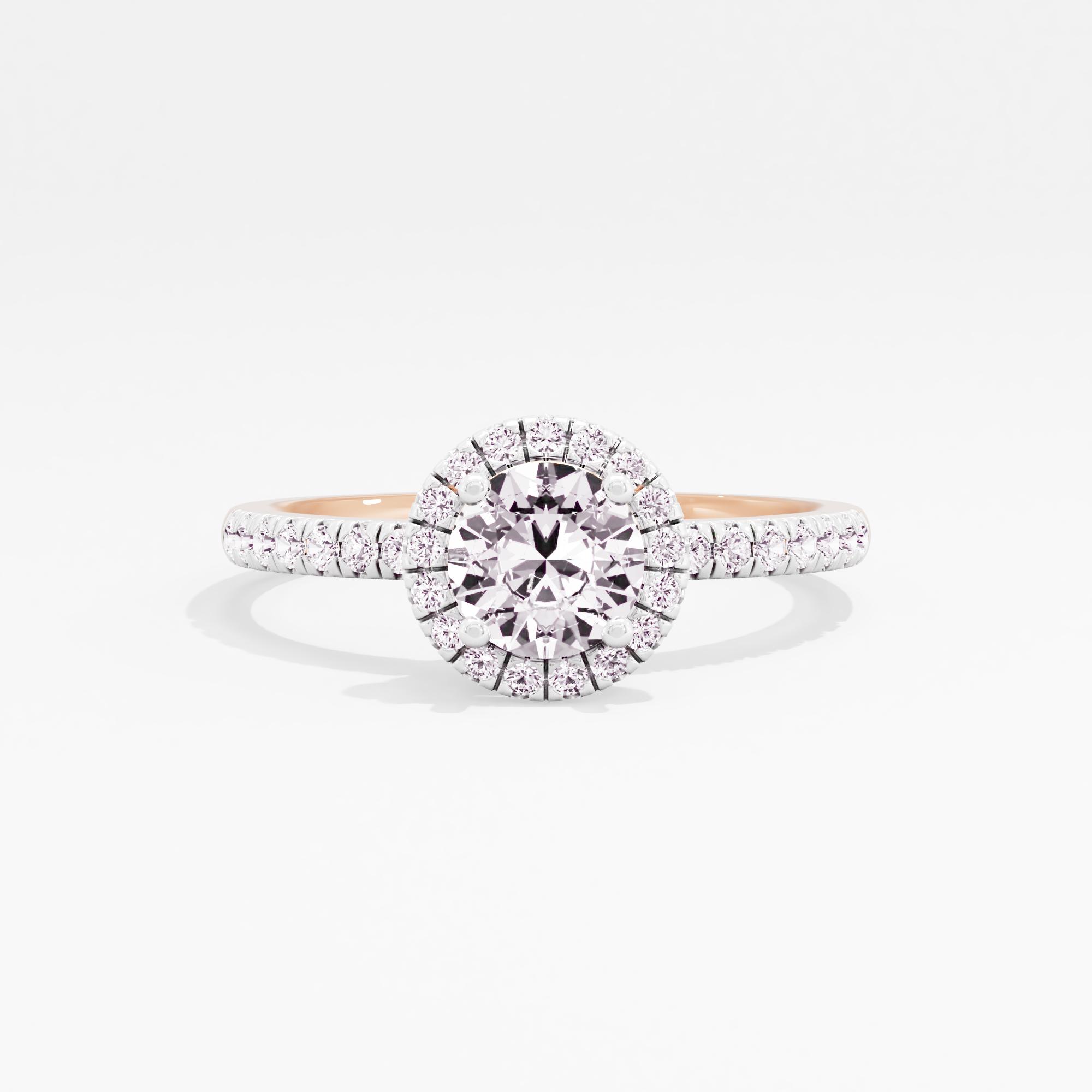 Heavenly Bloom Halo Ring