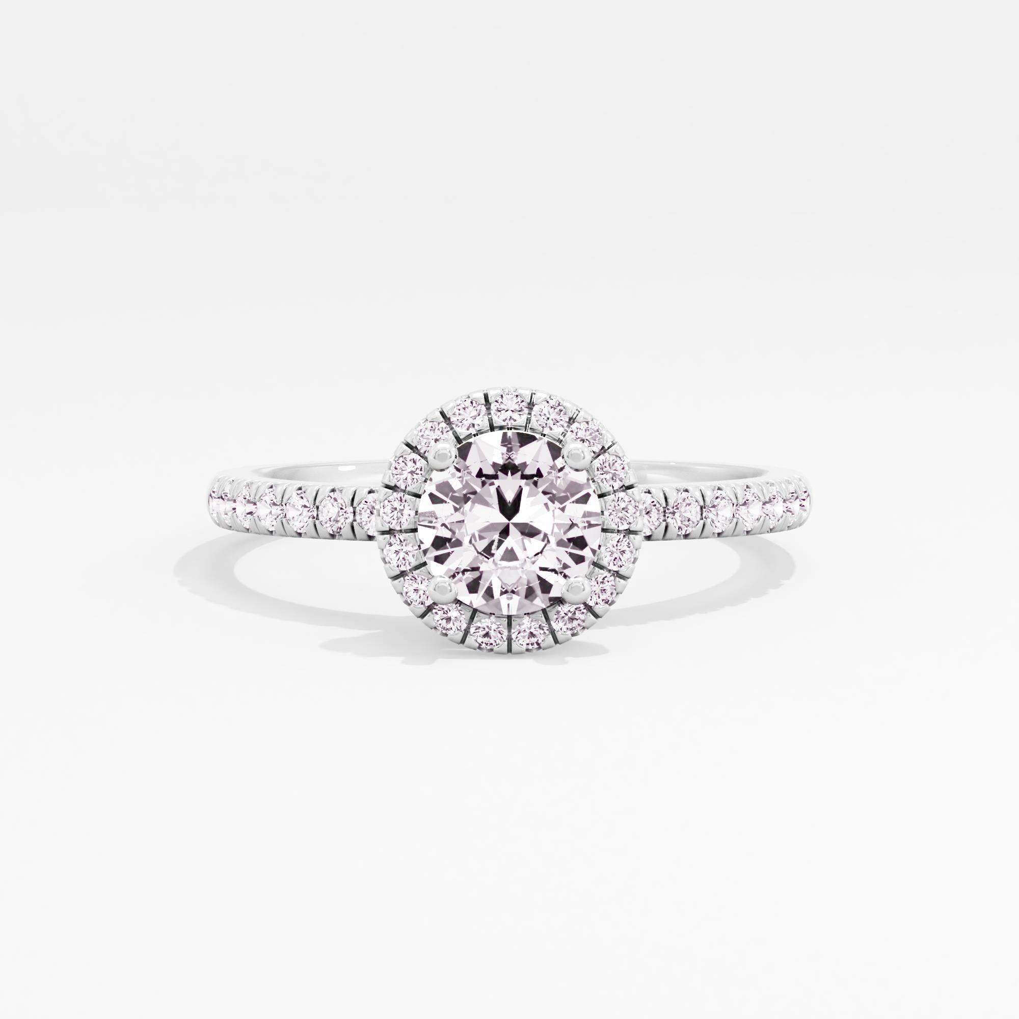 Heavenly Bloom Halo Ring
