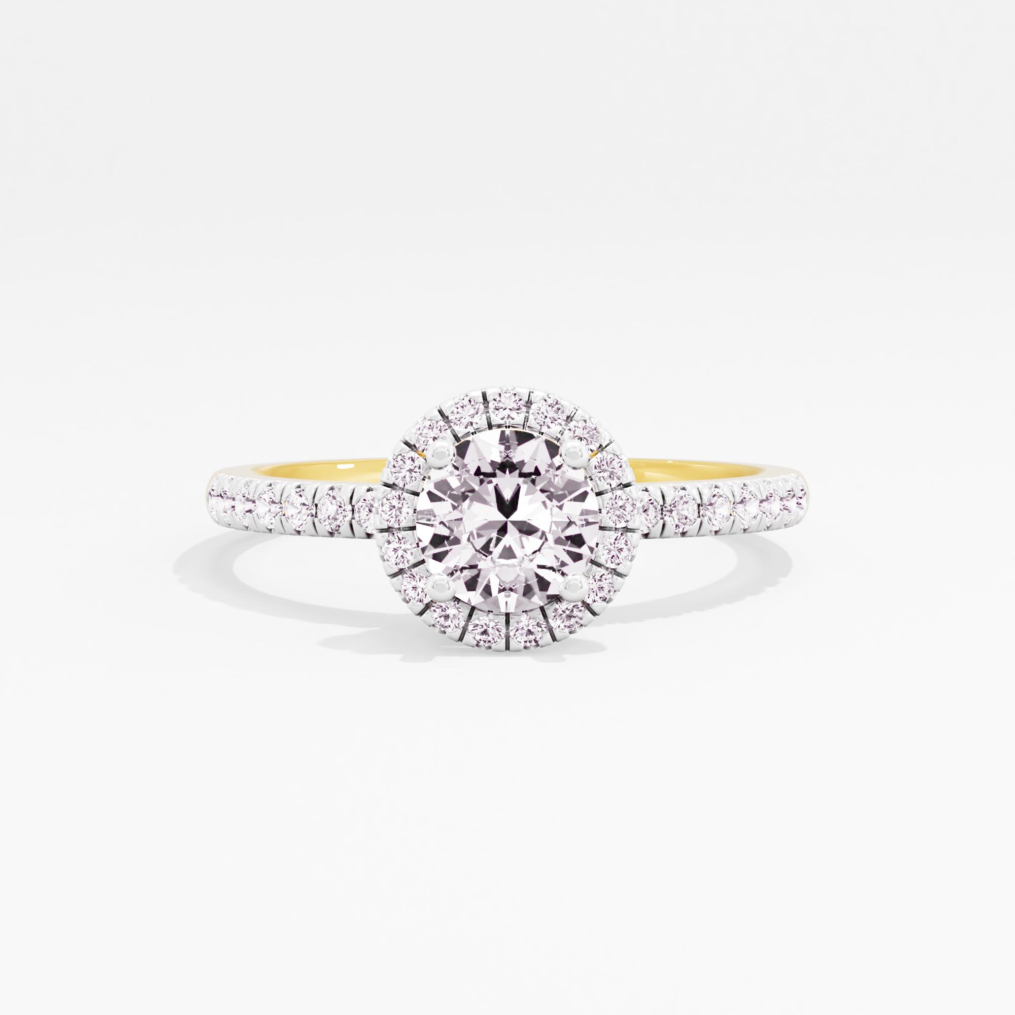 Heavenly Bloom Halo Ring