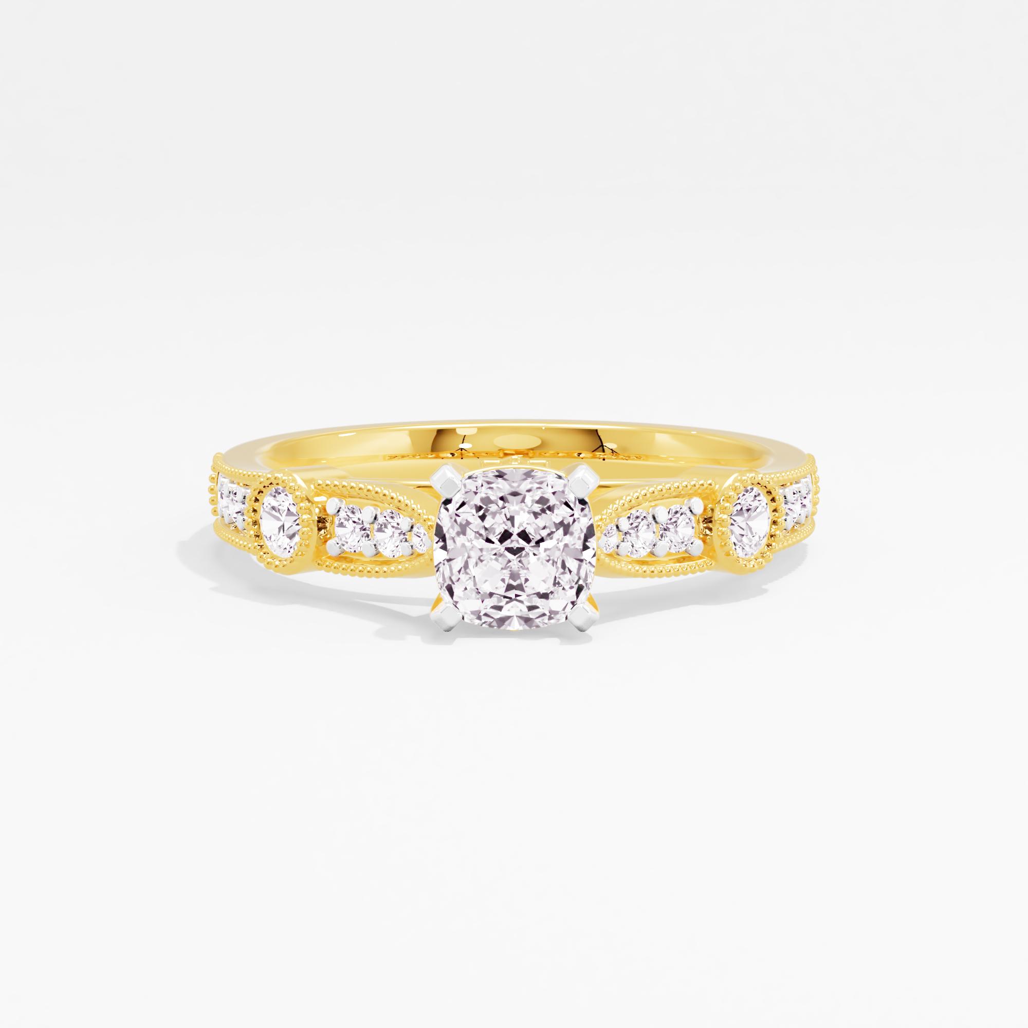 Vintage Eclat Solitaire Ring