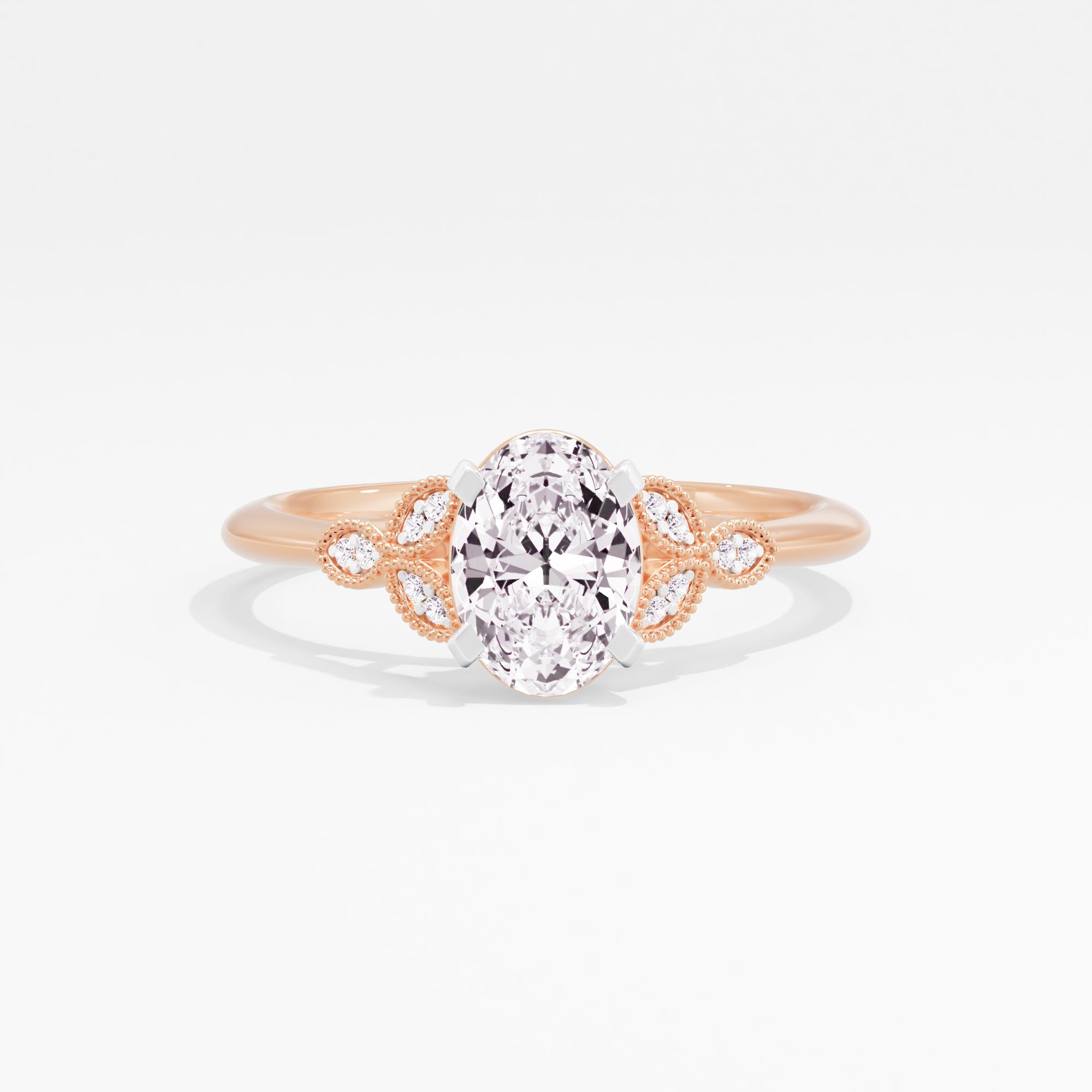 Antique Charm Solitaire Ring